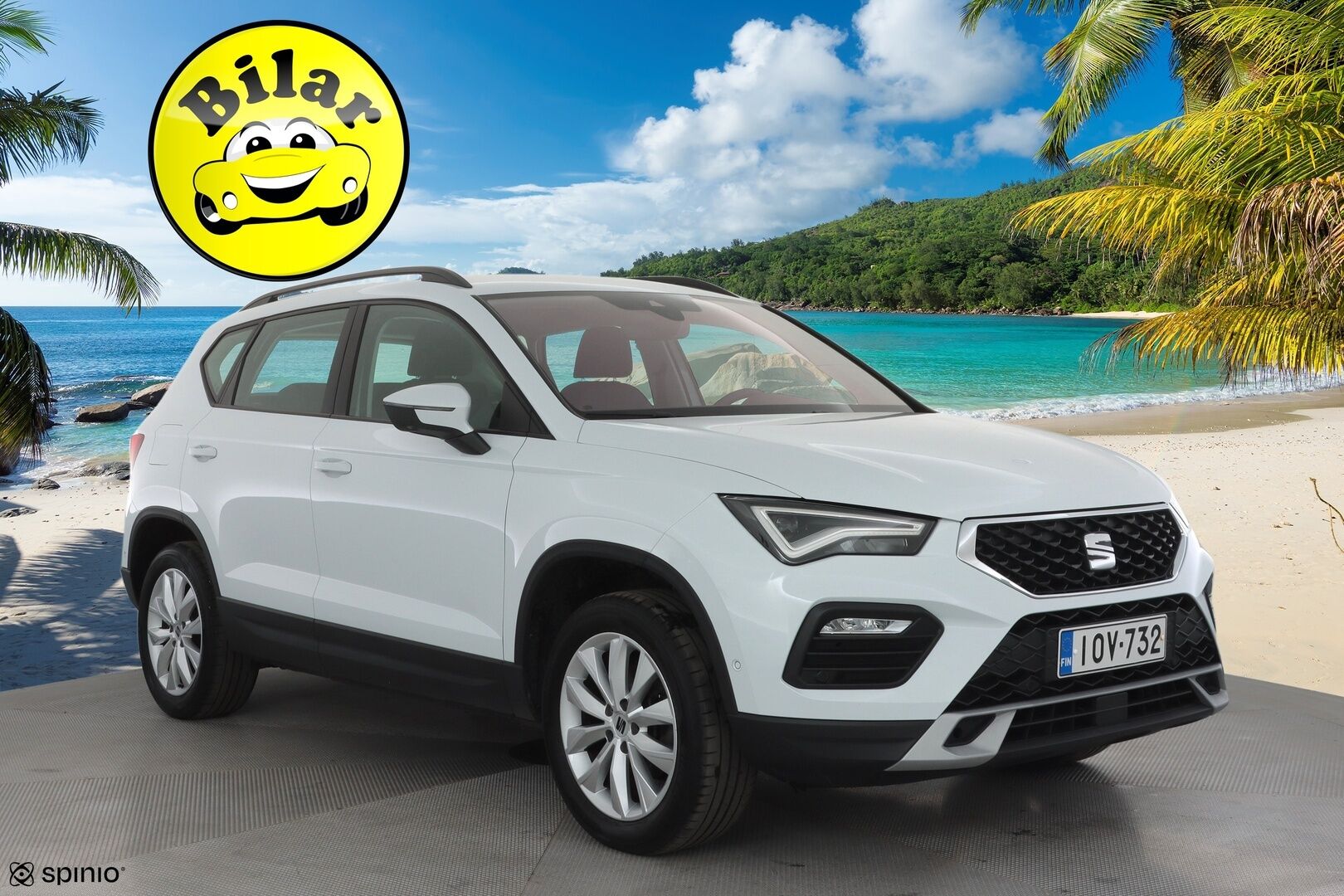 Seat Ateca 2021 1,5 TSI 150 EVO Style DSG - | ACC | Webasto | Koukku | Lane Assist | Side Assist | P.kamera | Keyless | LED | Sähk. talaluukku | Lämm. ratti | Merkkihuollot | 