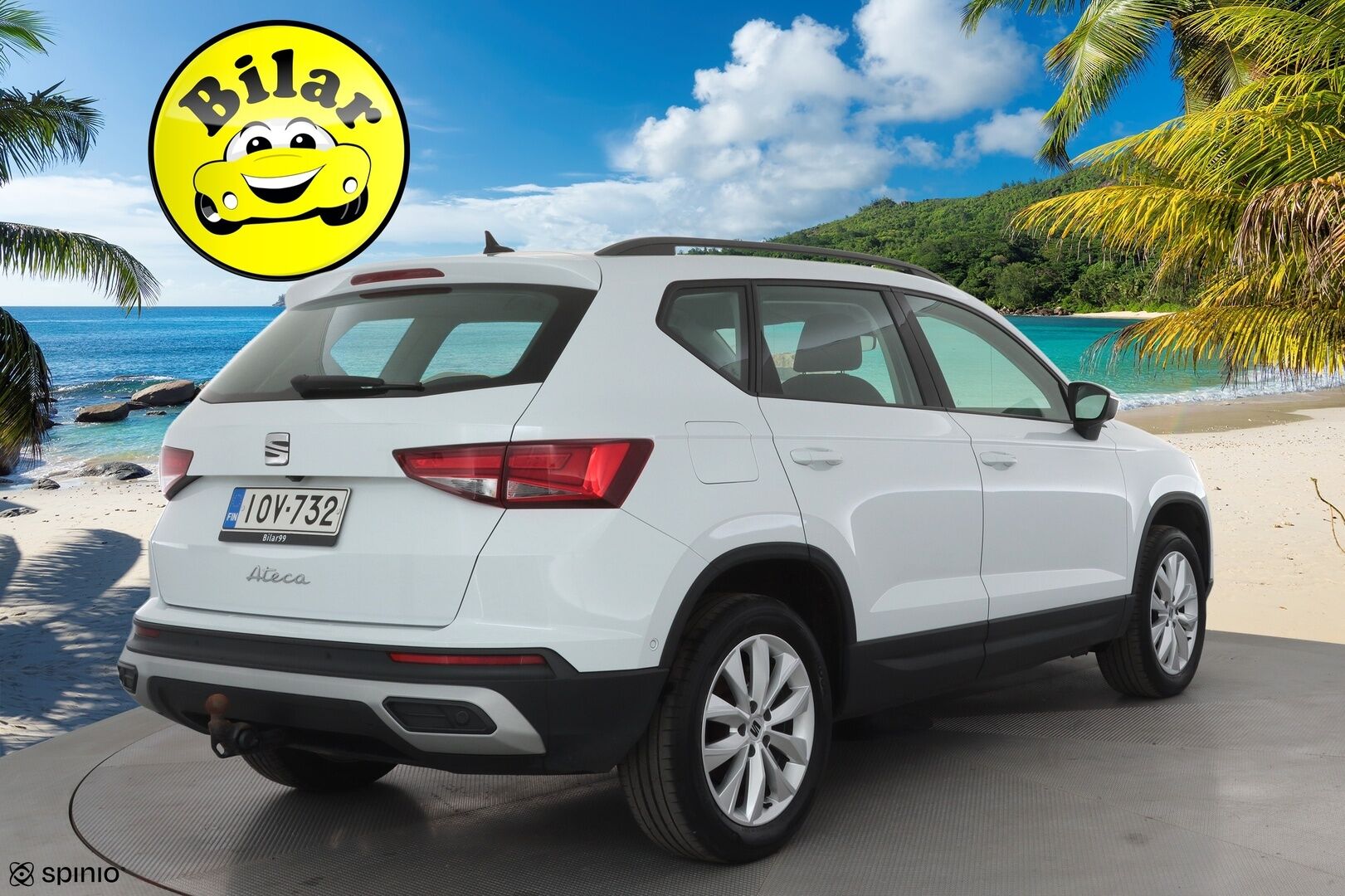 Seat Ateca 2021 1,5 TSI 150 EVO Style DSG - | ACC | Webasto | Koukku | Lane Assist | Side Assist | P.kamera | Keyless | LED | Sähk. talaluukku | Lämm. ratti | Merkkihuollot | 