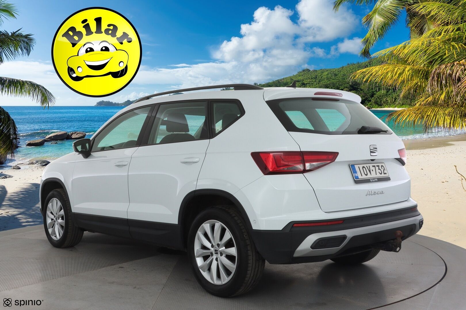 Seat Ateca 2021 1,5 TSI 150 EVO Style DSG - | ACC | Webasto | Koukku | Lane Assist | Side Assist | P.kamera | Keyless | LED | Sähk. talaluukku | Lämm. ratti | Merkkihuollot | 