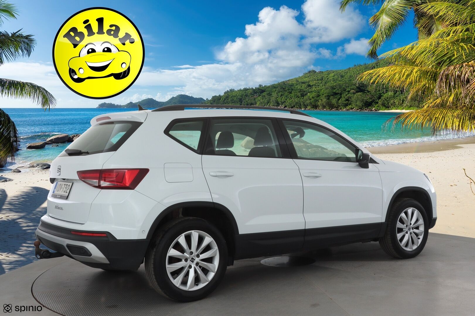Seat Ateca 2021 1,5 TSI 150 EVO Style DSG - | ACC | Webasto | Koukku | Lane Assist | Side Assist | P.kamera | Keyless | LED | Sähk. talaluukku | Lämm. ratti | Merkkihuollot | 