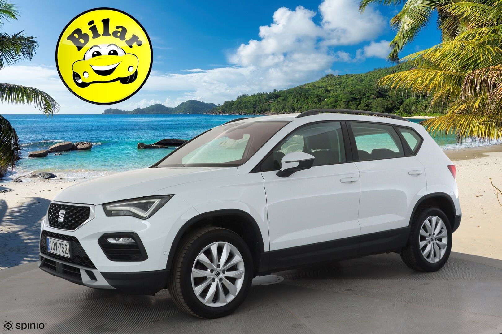 Seat Ateca 2021 1,5 TSI 150 EVO Style DSG - | ACC | Webasto | Koukku | Lane Assist | Side Assist | P.kamera | Keyless | LED | Sähk. talaluukku | Lämm. ratti | Merkkihuollot | 