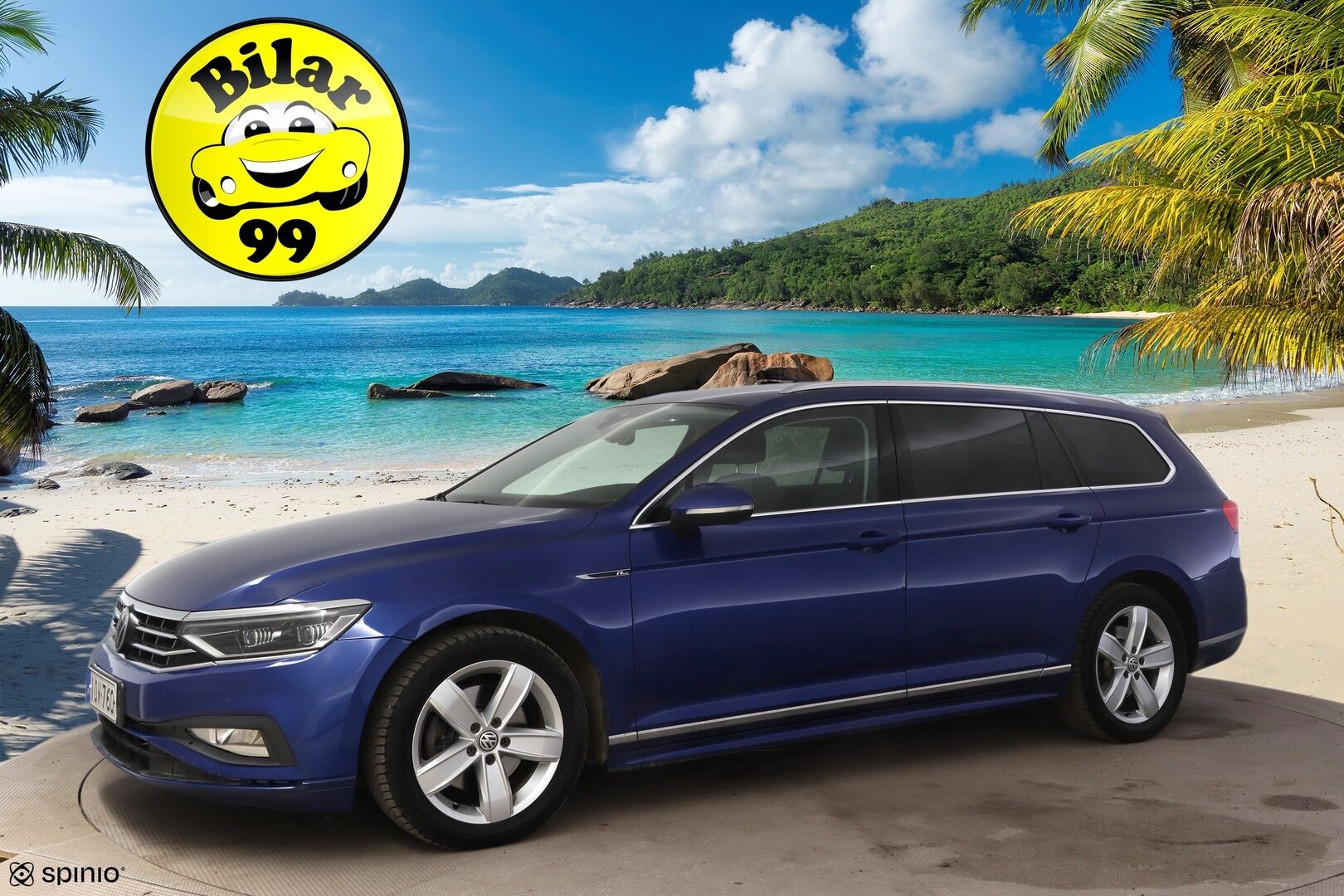 Volkswagen Passat 2021 Variant R-Line 2,0 TDI SCR 147 kW DSG * Webasto / Adap.vakkari / Koukku / Ratinlämmitin / Nahka-alcantara / LED / Ambient* - * Kattavasti huollettu / R-Line / ALV / Hyvät varusteet * - HULLUT AVAJAISHULINAT KORKOTARJOUS 3,29 %