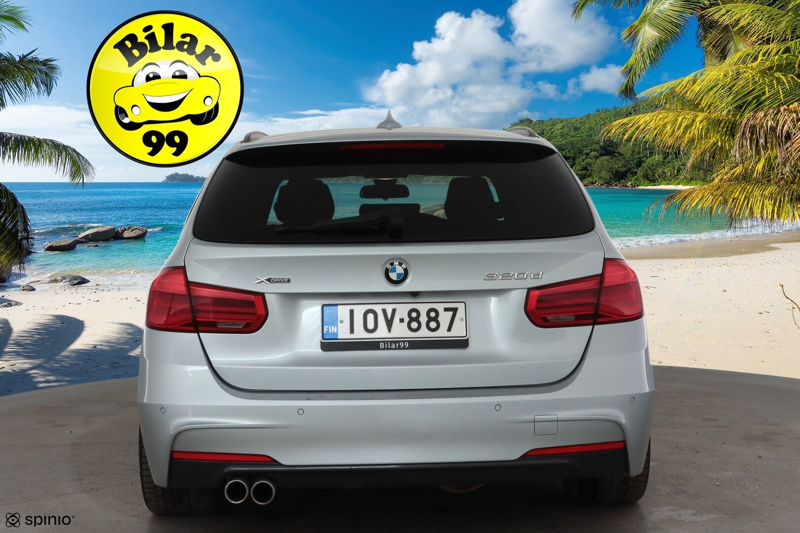 BMW 320 2018 F31 Touring 320d A xDrive Business M-Sport * HUD / Panorama / Adapt.LED / P.kamera / H&K / Comfort Access * - Vakkari / Navi / Sporttinahat / Koukku / Kahdet renkaat aluvanteilla / Hyvät varusteet