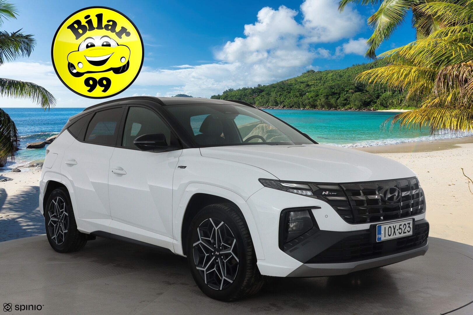 Hyundai Tucson 2022 1,6 T-GDI 265 hv Plug in 4WD 6AT N Line * Webasto / Koukku / ACC / LED / Ilmastoitu muistipenkki / P.Kamera / Navi * - 1-om Suomi-auto / Akku kuntotarkastettu SoH 97.9% / Kahdet renkaat - HULLU BLACKWEEK KORKOTARJOUS 2,49%