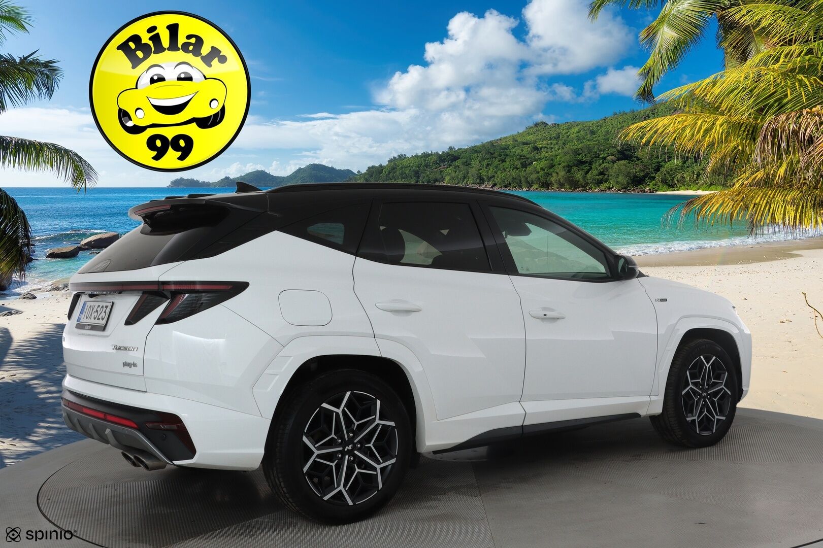 Hyundai Tucson 2022 1,6 T-GDI 265 hv Plug in 4WD 6AT N Line * Webasto / Koukku / ACC / LED / Ilmastoitu muistipenkki / P.Kamera / Navi * - 1-om Suomi-auto / Akku kuntotarkastettu SoH 97.9% / Kahdet renkaat - HULLU BLACKWEEK KORKOTARJOUS 2,49%