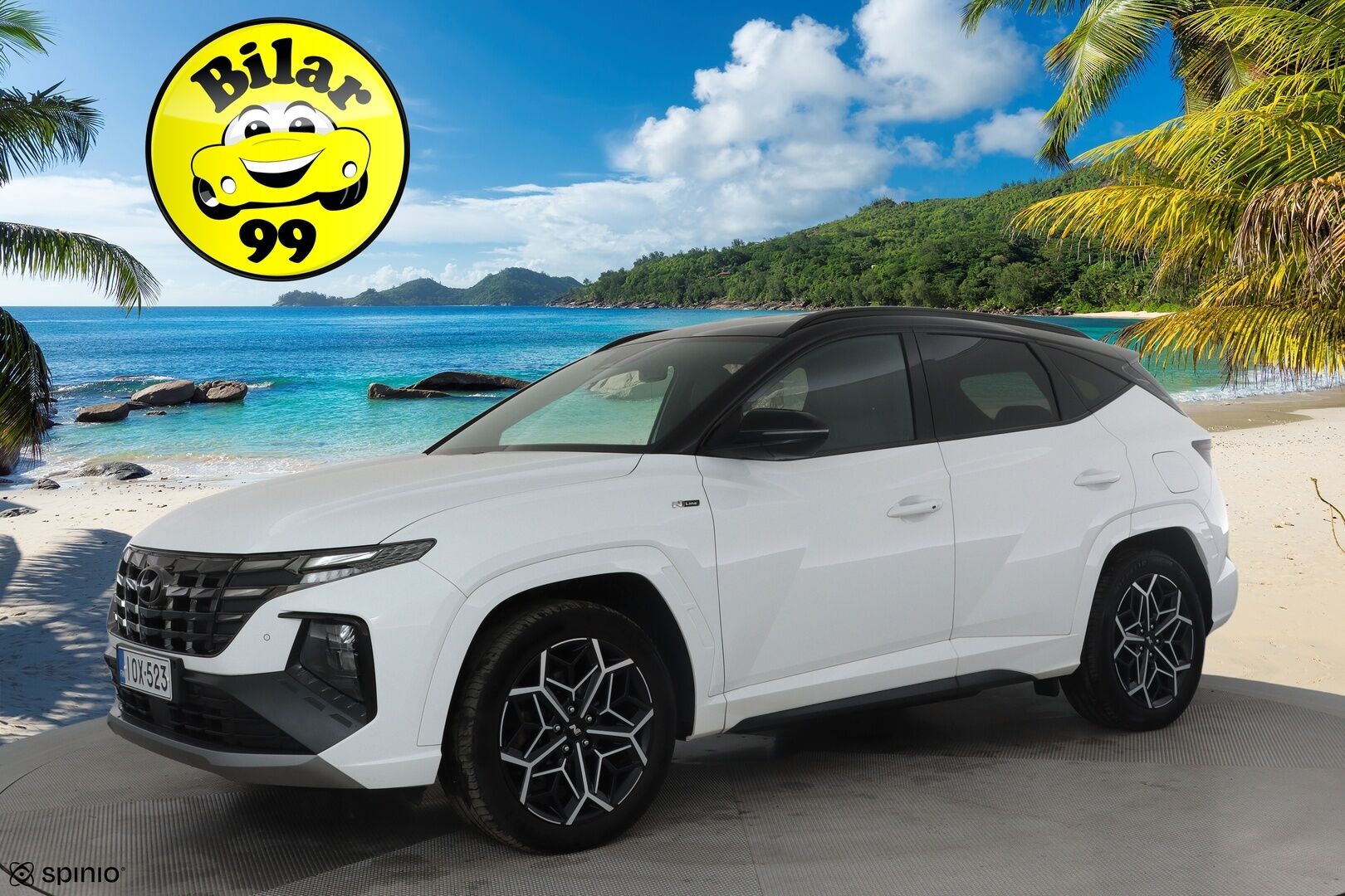 Hyundai Tucson 2022 1,6 T-GDI 265 hv Plug in 4WD 6AT N Line * Webasto / Koukku / ACC / LED / Ilmastoitu muistipenkki / P.Kamera / Navi * - 1-om Suomi-auto / Akku kuntotarkastettu SoH 97.9% / Kahdet renkaat - HULLU BLACKWEEK KORKOTARJOUS 2,49%