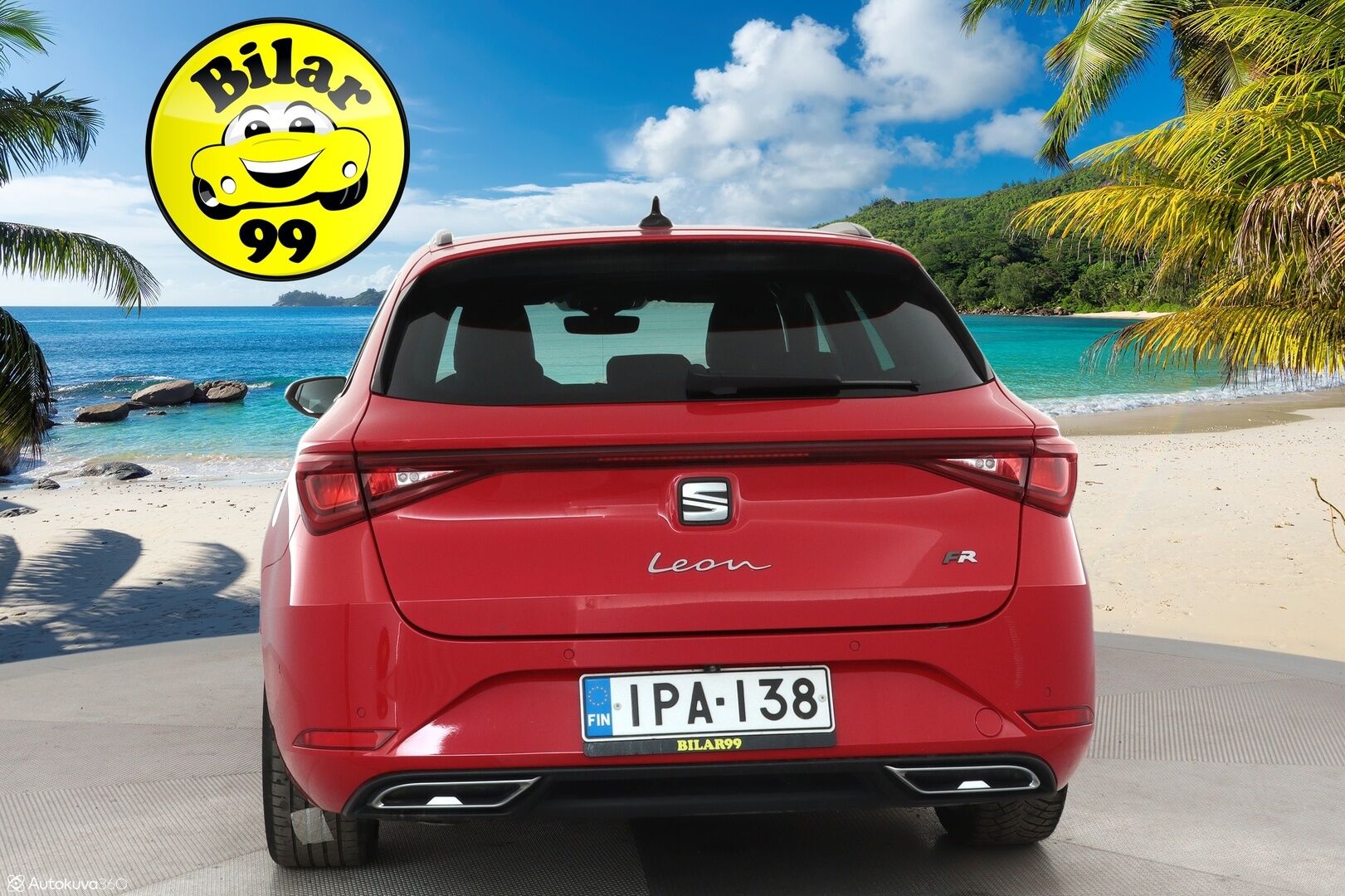 Seat LEON SPORTSTOURER 2021 1.5 eTSI 150 Hybrid DSG FR - 1.Om Suomi-auto / Webasto / Koukku /  Adapt.vakkari / P. Kamera / Kaistavahti / KeylessGo / 2x Renkaat / 
