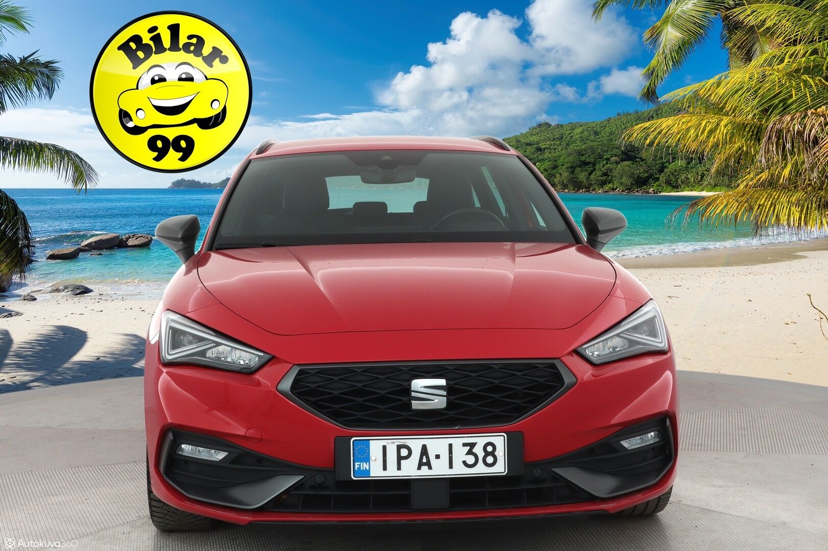 Seat LEON SPORTSTOURER 2021 1.5 eTSI 150 Hybrid DSG FR - 1.Om Suomi-auto / Webasto / Koukku /  Adapt.vakkari / P. Kamera / Kaistavahti / KeylessGo / 2x Renkaat / 
