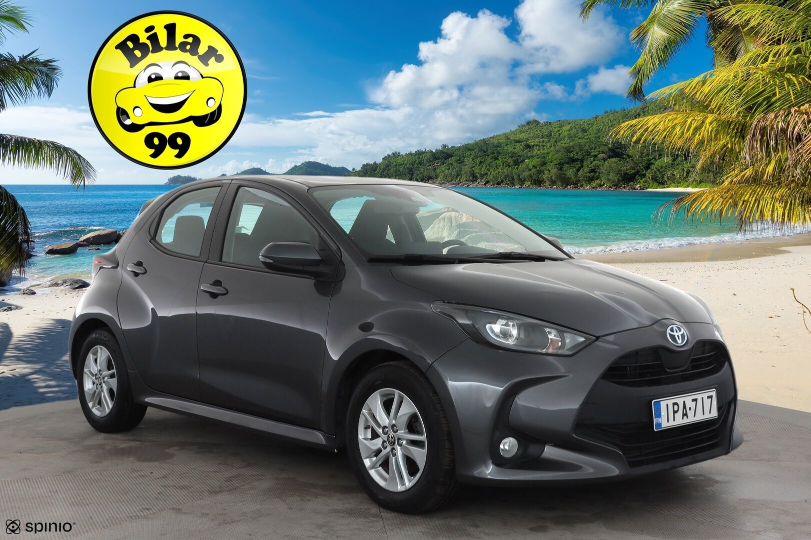 Toyota Yaris 2021 1,5 Hybrid Active * ACC / P.kamera / Kaistavahti / Navi / Apple&Android / Keyless / Ratinlämmitin * - Suomi-auto / Kahdet renkaat aluvanteilla / Merkkihuollettu - HULLUT AVAJAISHULINAT KORKOTARJOUS 3,29 %