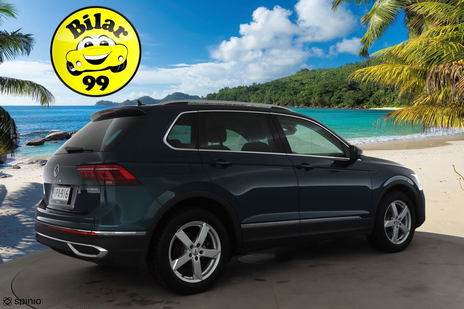 Volkswagen Tiguan 2021 Style Business eHybrid 180 kW DSG * ACC / IQ-Light / Koukku / Ergo-sporttipenkit / P.Kamera / Keyless* - 1.Om Suomi-auto / 2x Lataus / Kahdet Renkaat