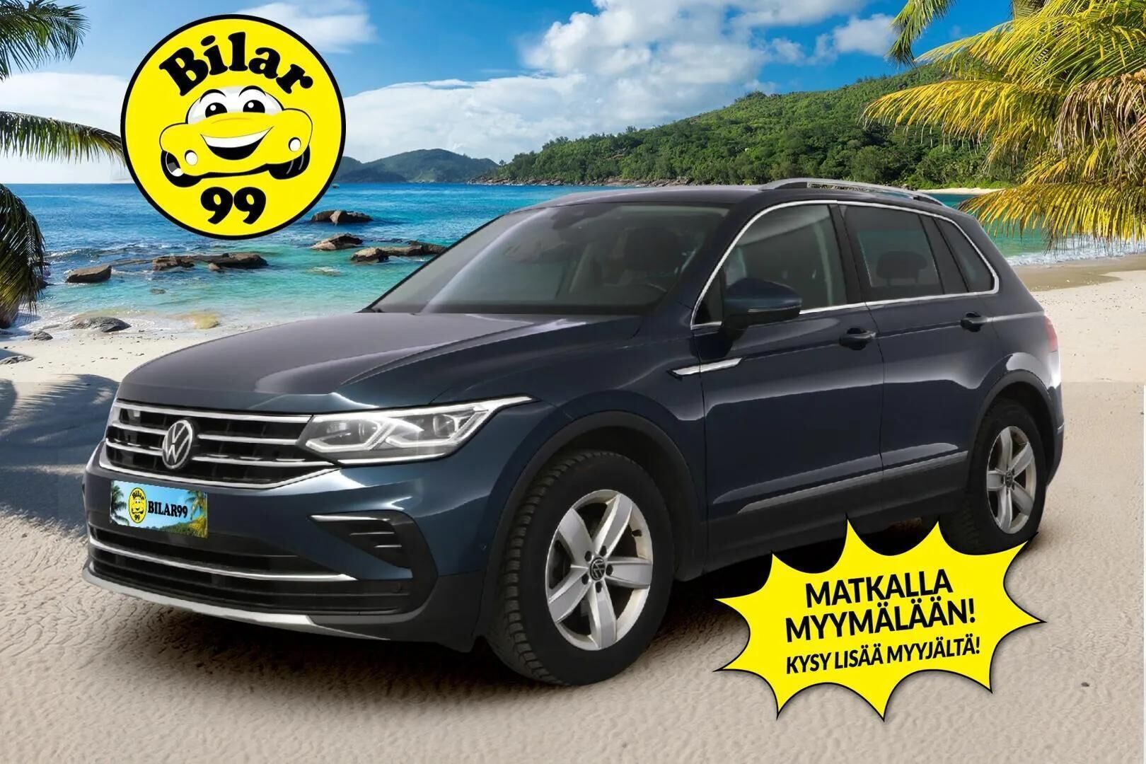 Volkswagen Tiguan 2022 1.5 TSI 110 kW Style Aut. ** Digimittari / Webasto / P-Kamera / ACC / Matrix LED ** - 1.om Suomi-auto / Vetokoukku / Hieronta - HULLUT AVAJAISHULINAT KORKOTARJOUS 3,29 %