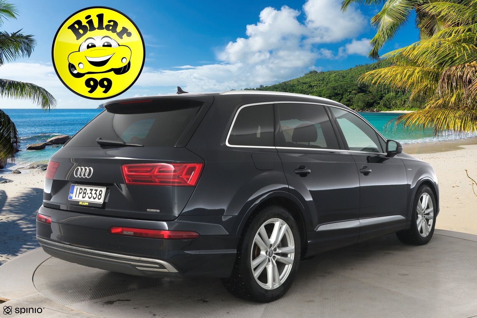 AUDI Q7 2017 3.0 TDI V6 e-tron Quattro TipTronic S-Line  *KATSO MITKÄ VARUSTEET* - * Adapt.LED / Digimittari / Sähköpenkit / Nahkasisusta / P-tutkat *
