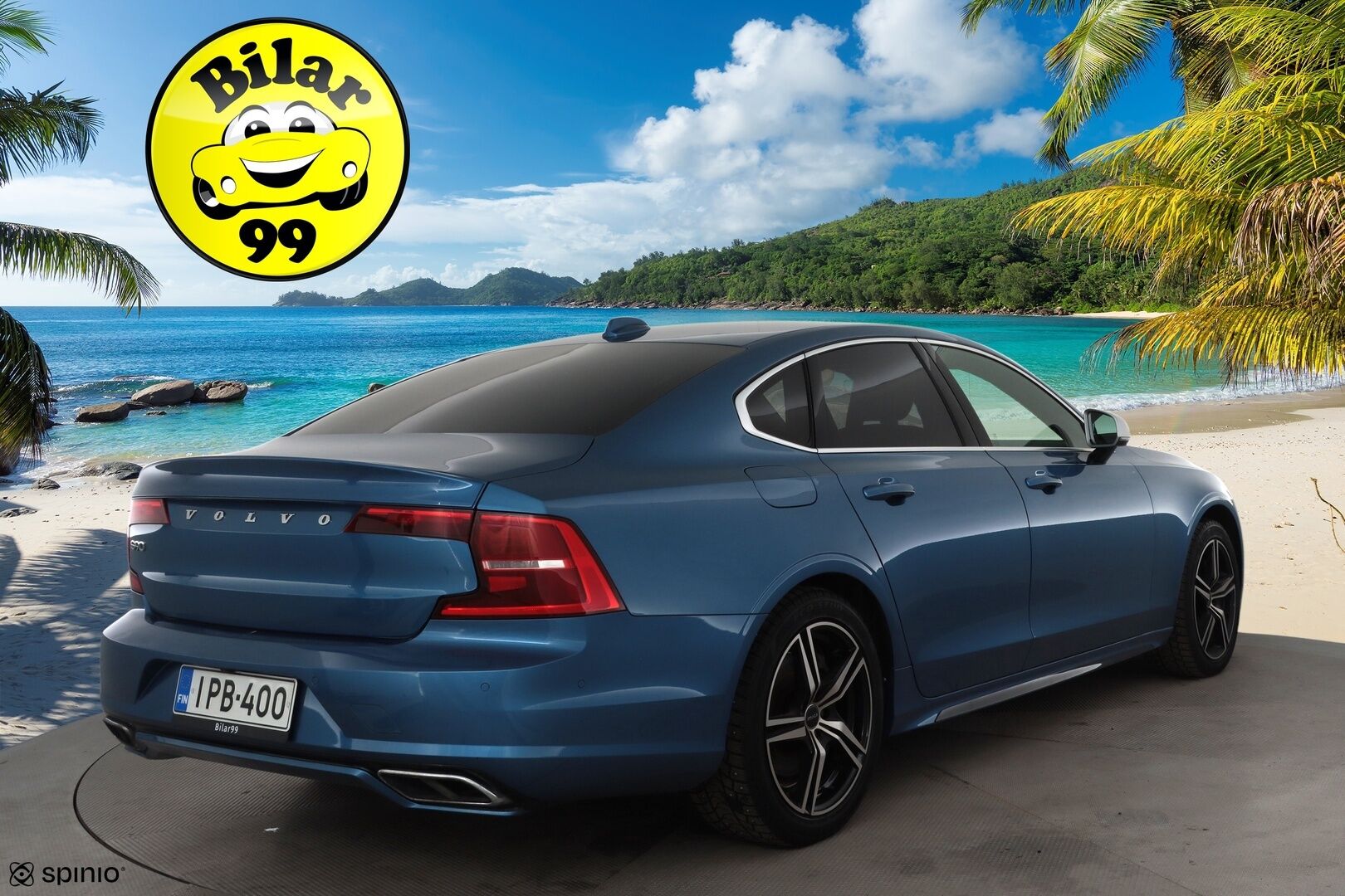 Volvo S90 2018 T8 AWD Business R-Design aut * ACC / P.kamera / LED / Navi / KeylessGo / Webasto / Sporttipenkit * - Akku kuntotarkastettu / Kahdet renkaat aluvanteilla / Hyvin huollettu 