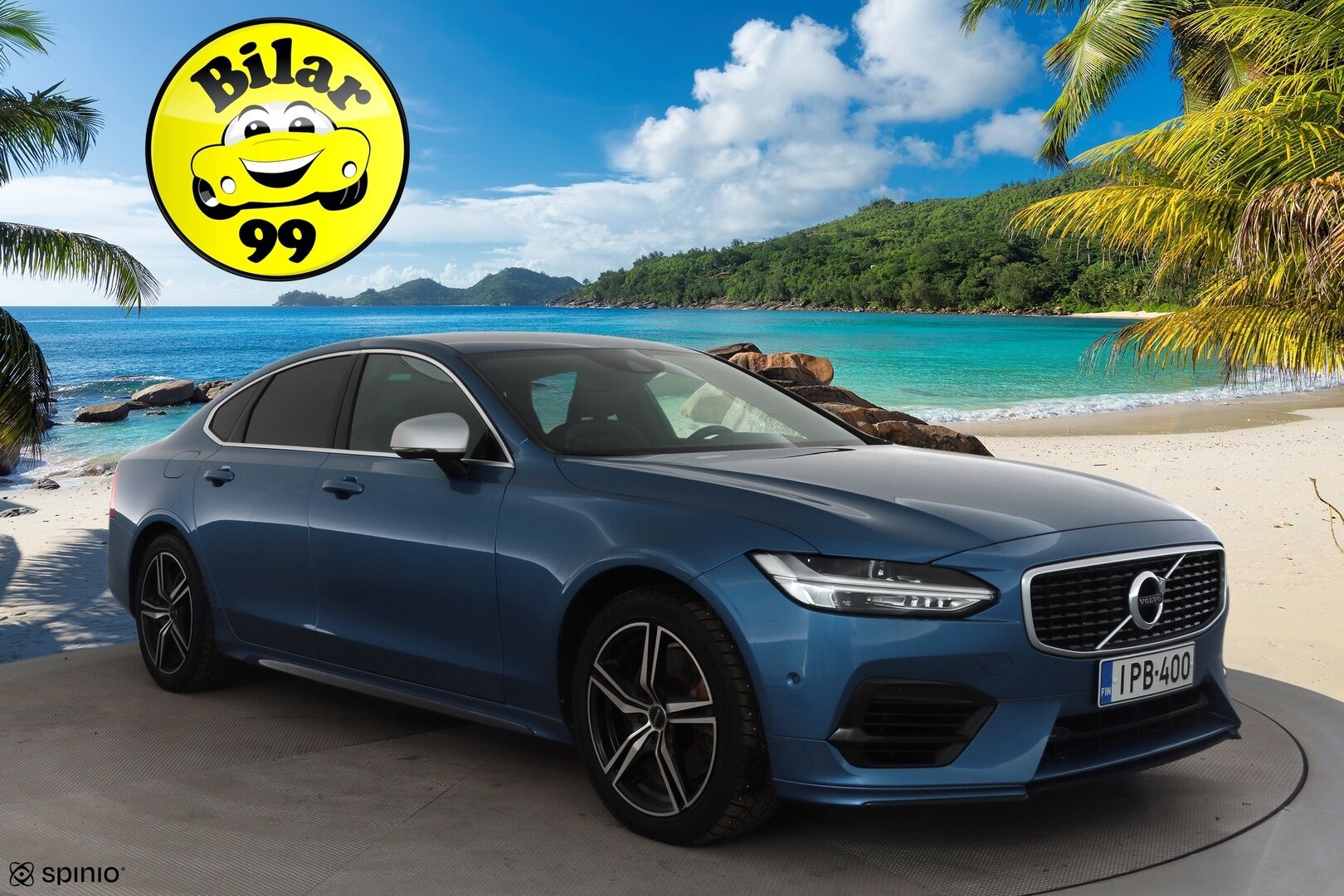 Volvo S90 2018 T8 AWD Business R-Design aut * ACC / P.kamera / LED / Navi / KeylessGo / Webasto / Sporttipenkit * - Kahdet renkaat aluvanteilla - HULLUT JOULUT KORKOTARJOUS 2,49% 