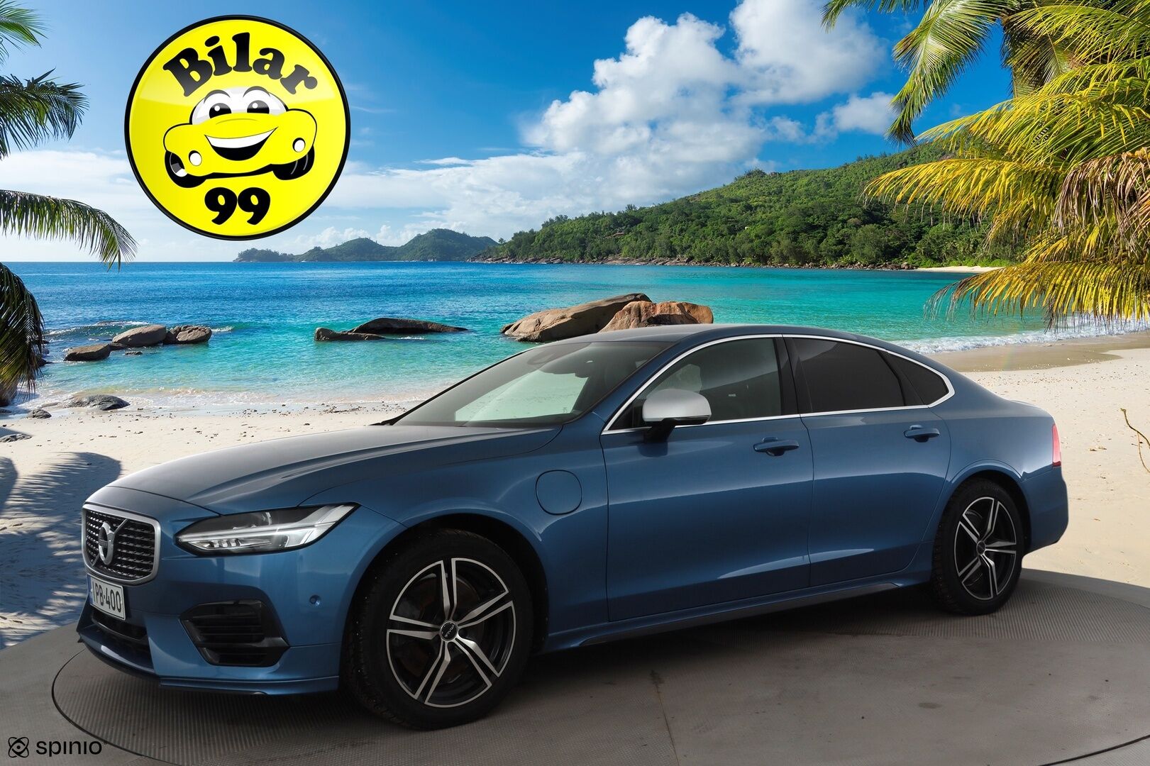 Volvo S90 2018 T8 AWD Business R-Design aut * ACC / P.kamera / LED / Navi / KeylessGo / Webasto / Sporttipenkit * - Akku kuntotarkastettu / Kahdet renkaat aluvanteilla / Hyvin huollettu 
