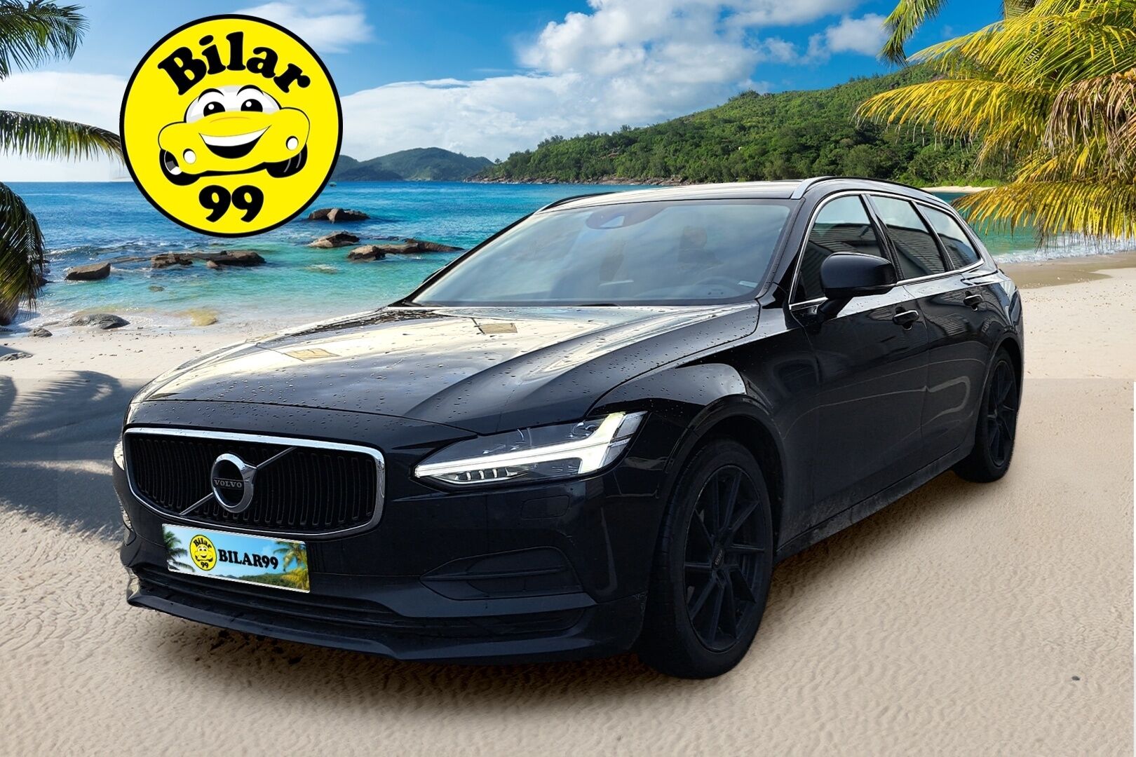 Volvo V90 2019 D4 AWD Momentum aut * Webasto / Adapt.Vakkari / Koukku / Navi / Audio High Performance / Ratinlämmitys / Hyvät varusteet - Jakopää juuri tehty / 2x Renkaat aluvantein / Juuri tullut Tampereelle!