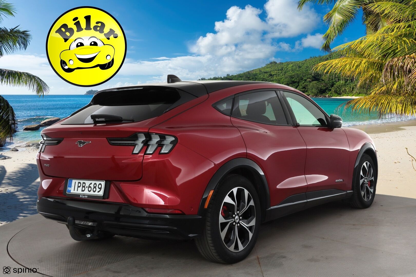 Ford Mustang Mach-E 2022 98kWh 351hv A1 AWD 5-ovinen - | Koukku | B&O | Lasikatto | 360 | ACC | Muistipenkki | LED | Kaistavahti | Katveaustin | Digimittaristo | Keyless | Suomi-auto | Merkkihuollot | 2x Latauskaapelit | Kahdet renkaat |
