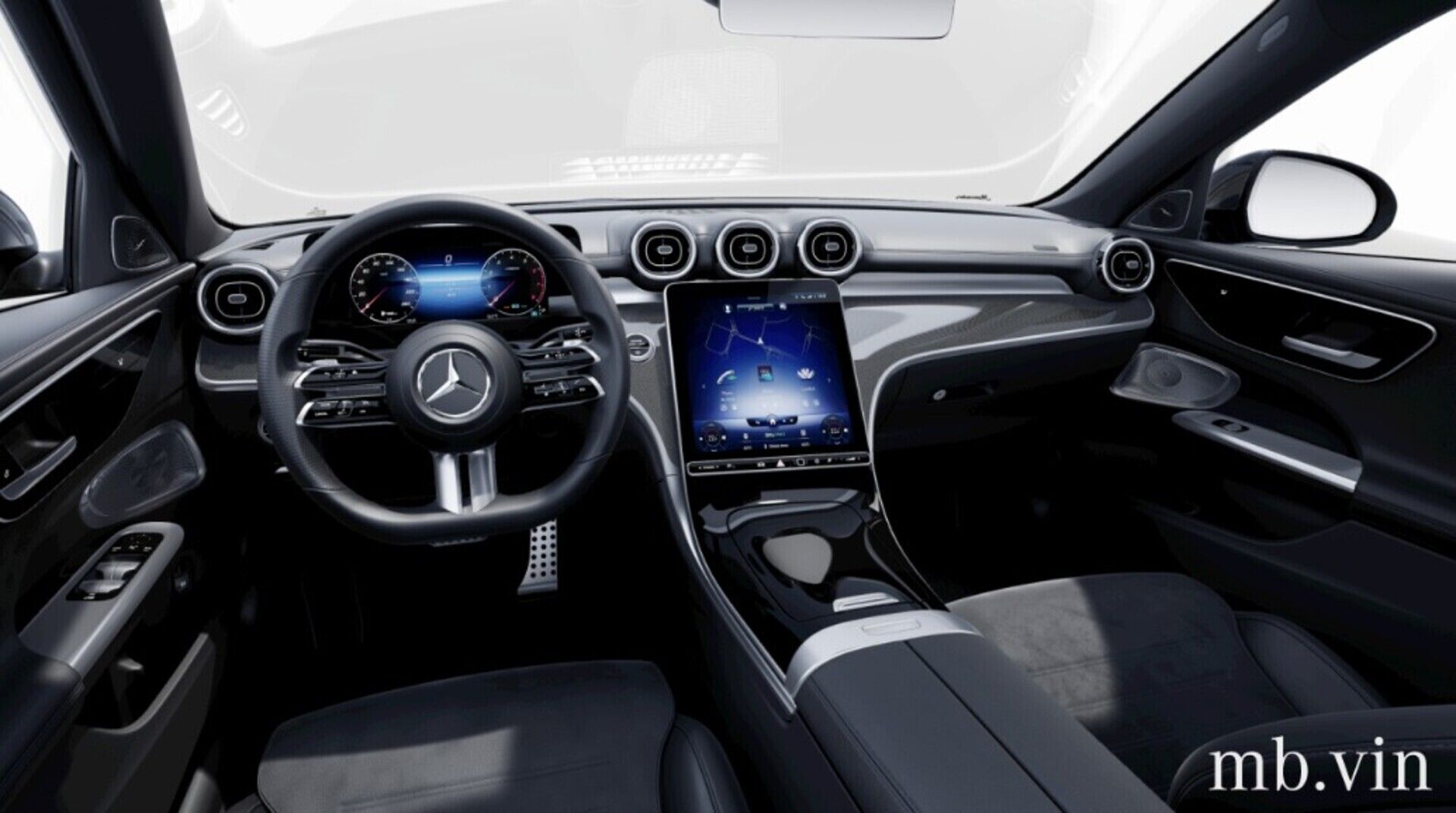 Mercedes-Benz C 2022 180 A Business AMG - 3,99 % KORKOTARJOUS TÄHÄN AUTOON 31.8. ASTI! - Burmester 3D / Webasto / P-Kamera / Ambient valaistus / 1x Omisteinen Suomi-auto / TULOSSA //