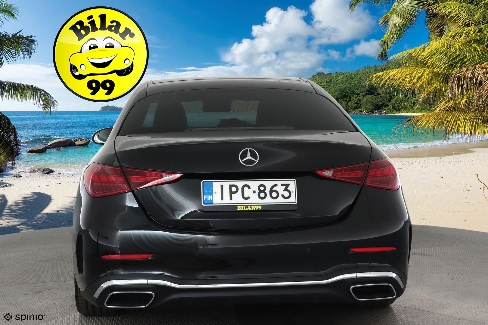 Mercedes-Benz C 2022 180 A Business AMG **Burmester / Webasto / LED-High Performance / P.Kamera / Sporttipenkit / Kaistavahti** - 1-om Suomi-auto / Kahdet Renkaat