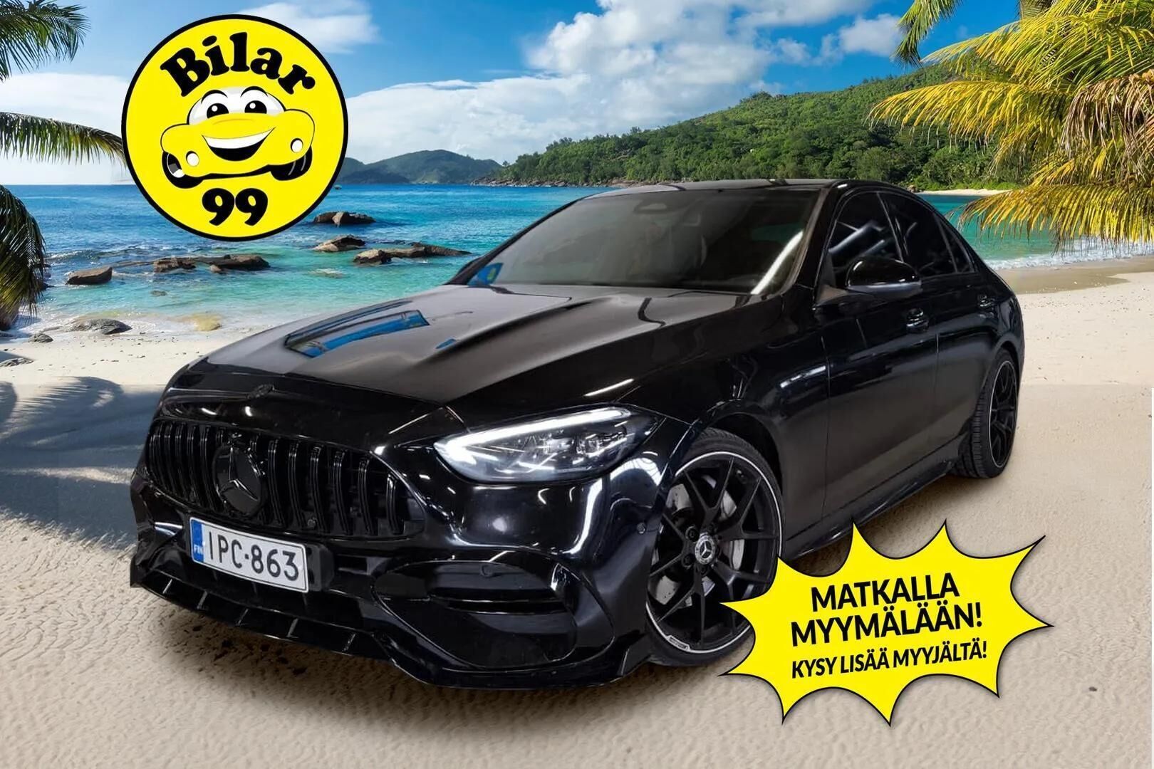 Mercedes-Benz C 2022 180 A Business AMG - | Suomi-auto | Burmester | Webasto | LED-High Performance | P.Kamera | Sporttipenkit | Kaistavahti | Huippusiisti! |