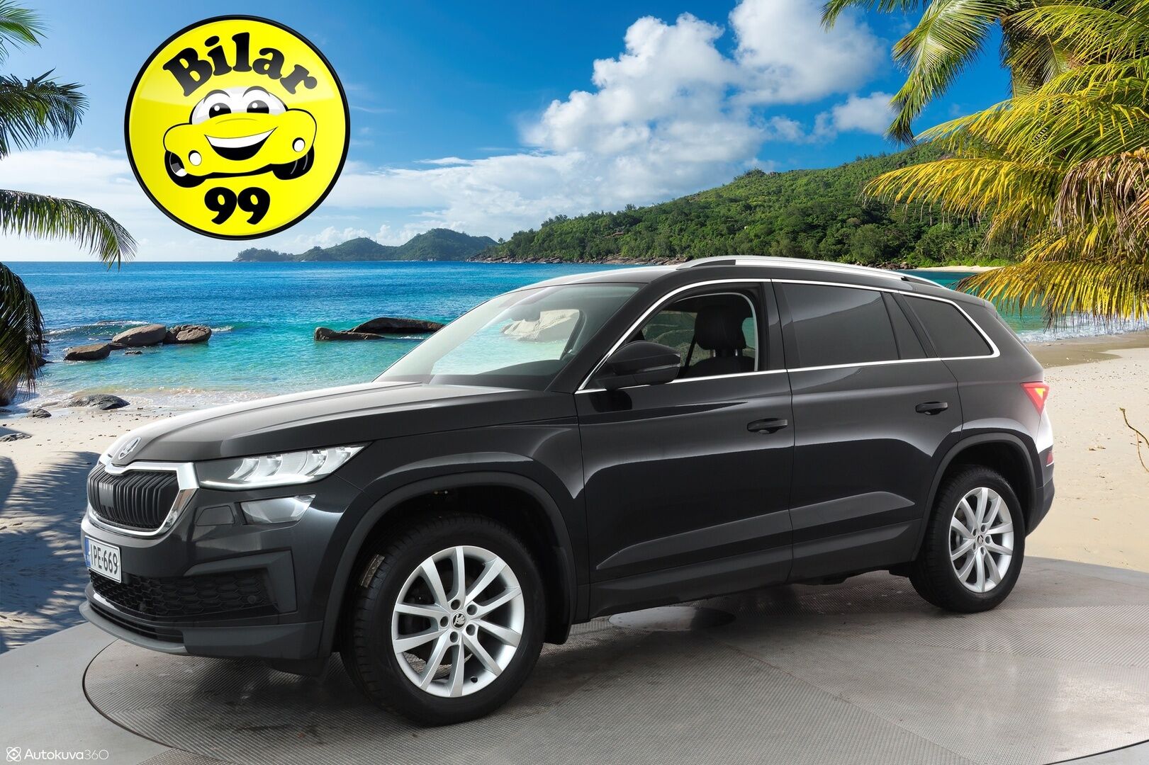 Skoda Kodiaq 2022 1.5 TSI ACT Ambition DSG Autom. *Webasto / Adapt. Vakkari / Koukku / Tutkat / LED-valot / KeylessGo / Digimittaristo - 1-omisteinen Facelift mallia oleva katumaasturi todella hyvillä varusteilla! Suomi-auto