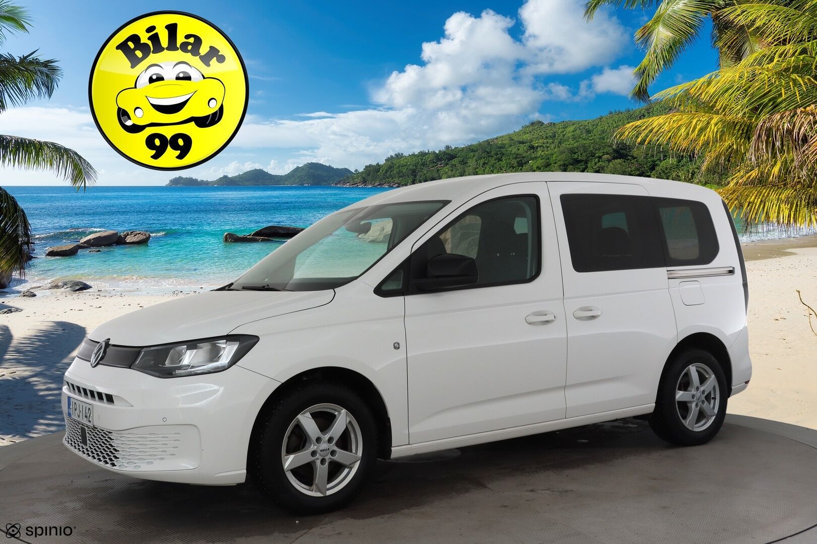 Volkswagen Caddy 2022 Life Business 2,0 TDI * ACC / Webasto / Koukku / P.tutkat / Bluetooth * - ALV / 1.Om Suomi-auto / 2x vanteet - HULLUT AVAJAISHULINAT KORKOTARJOUS 3,29 %