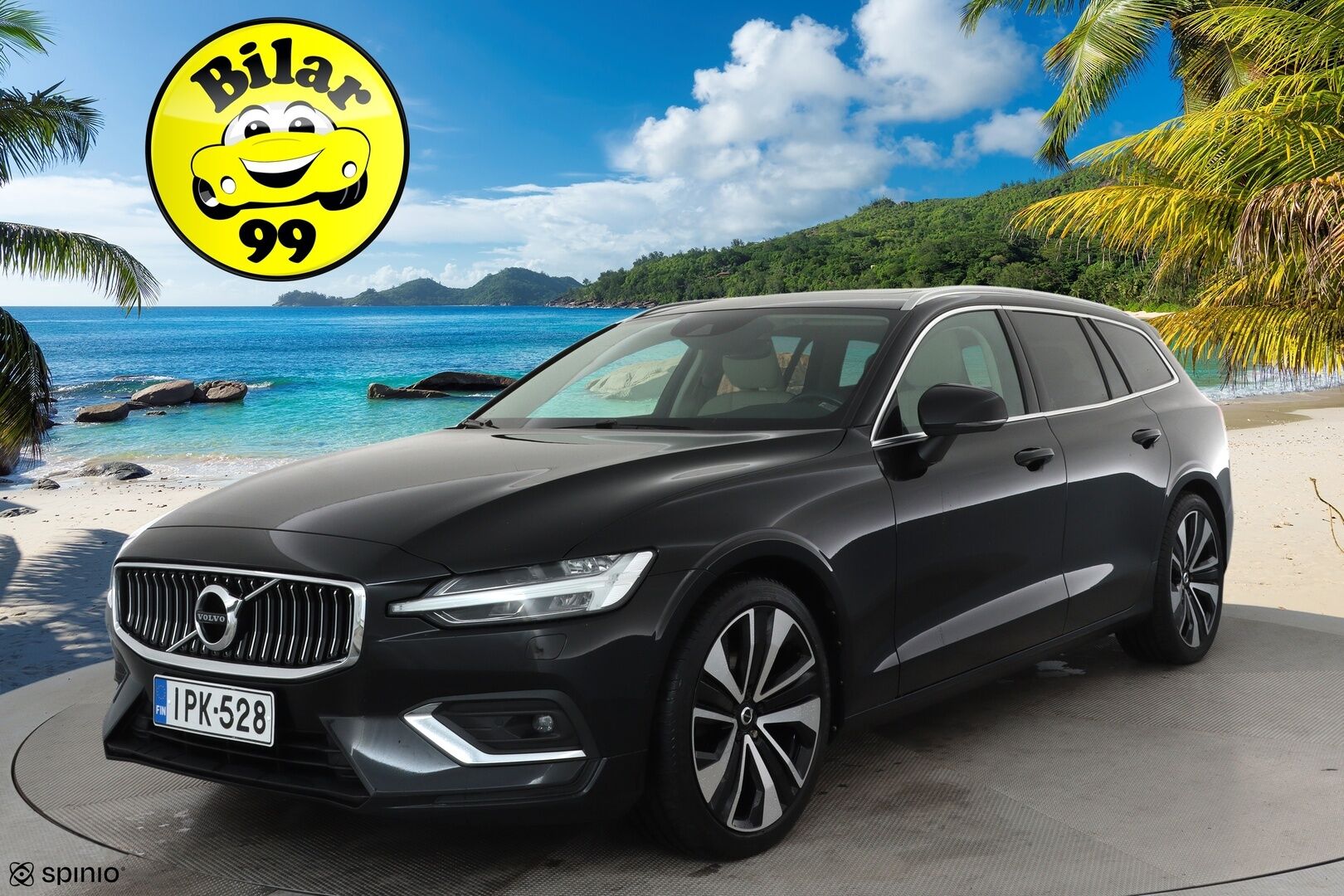 Volvo V60 2022 B4 D-MHEV Business Inscription Edition  **Adapt.vakkari / Muistipenkki / Panorama / Webasto / Vaaleat nahat** - 1.om Suomi-auto / Full LED / Merkkihuollettu / Kahdet renkaat aluvanteilla / P.kamera / Koukku