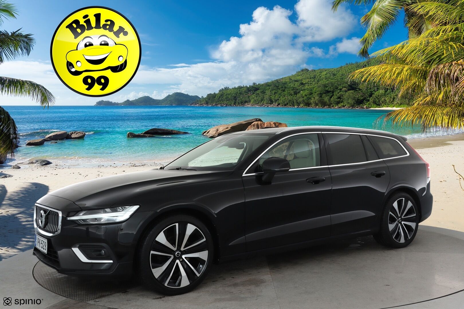 Volvo V60 2022 B4 D-MHEV Business Inscription Edition  **Adapt.vakkari / Muistipenkki / Panorama / Webasto / Vaaleat nahat** - 1.om Suomi-auto / Full LED / Merkkihuollettu / Kahdet renkaat aluvanteilla / P.kamera / Koukku