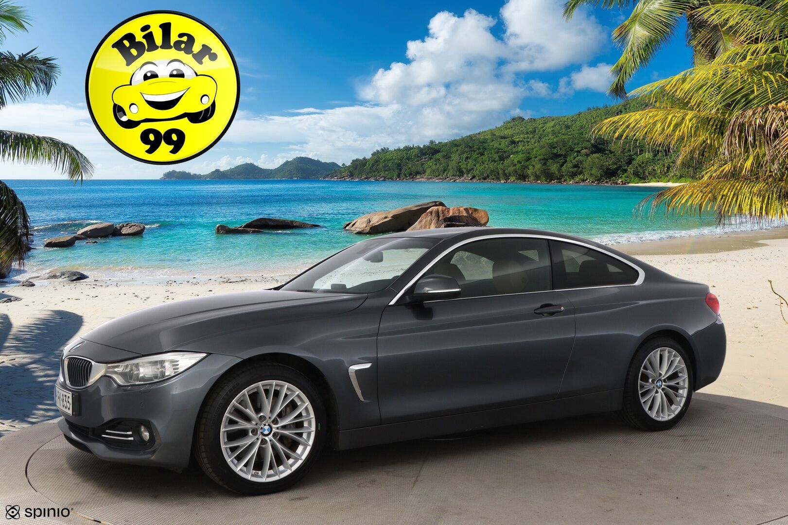 BMW 435 2014 F32 Coupe 435d A xDrive Business - HUD / Vetokoukku / Konjakkinahat / Muistipenkki / HiFit / Professional Navi / Comfort Access / Sporttipenkit / Huippuvarusteet!