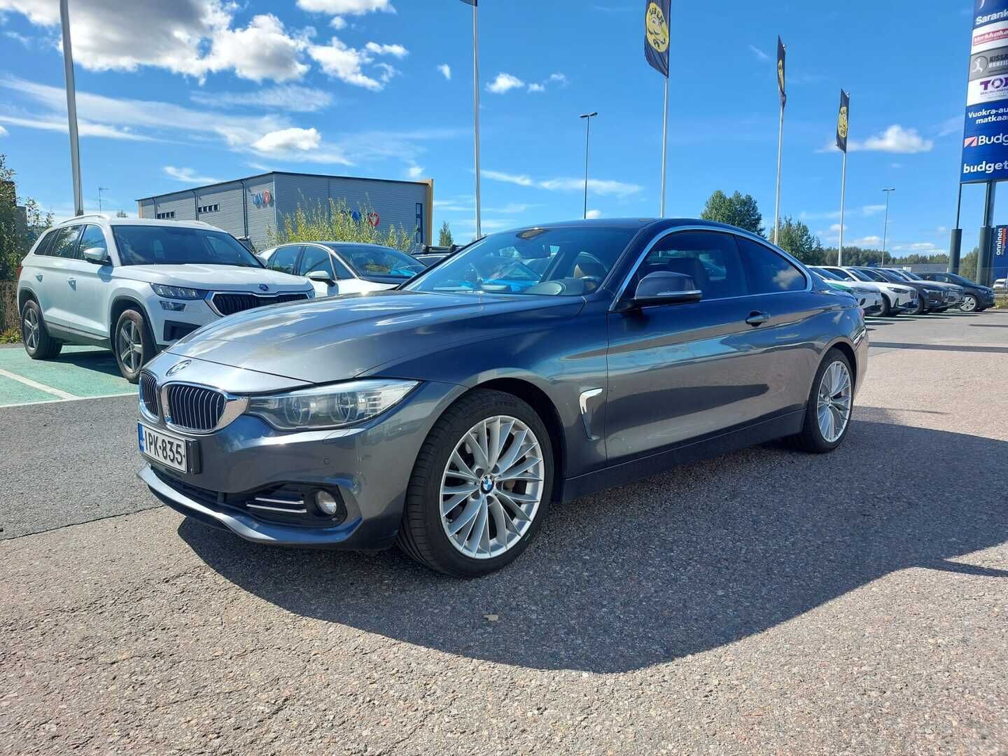 BMW 435 2014 F32 Coupe 435d A xDrive Business - HUD / Vetokoukku / Konjakkinahat / Muistipenkki / HiFit / Professional Navi / Comfort Access / Sporttipenkit / Huippuvarusteet!