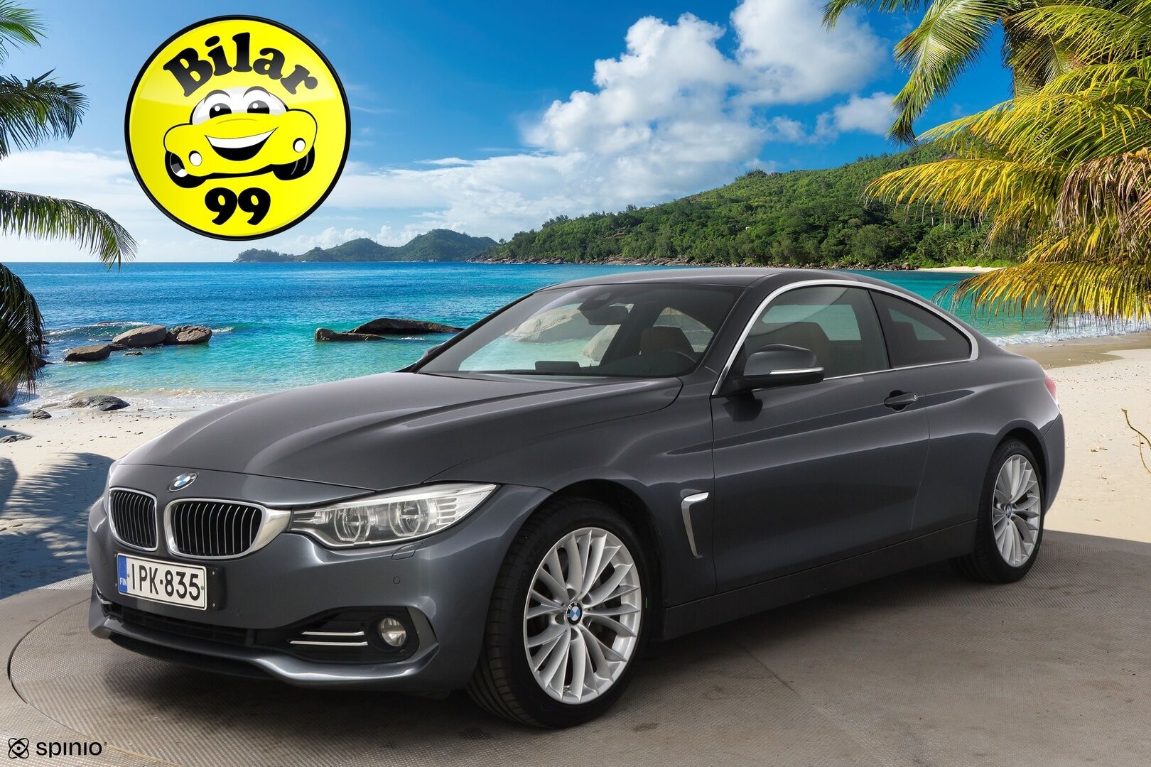 BMW 435 2014 F32 Coupe 435d A xDrive Business - HUD / Vetokoukku / Konjakkinahat / Muistipenkki / HiFit / Professional Navi / Comfort Access / Sporttipenkit / Huippuvarusteet!