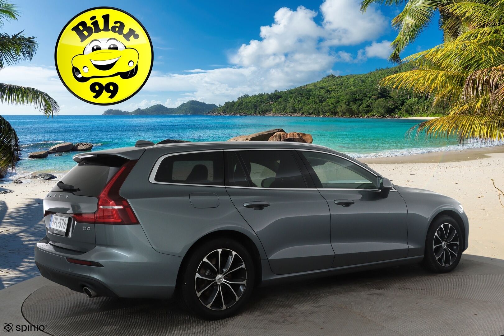 Volvo V60 2019 D4 Momentum aut *ACC / Webasto / Full LED / P.kamera / Navi / Puolinahat / KeylessGo* - Kahdet renkaat aluvanteilla