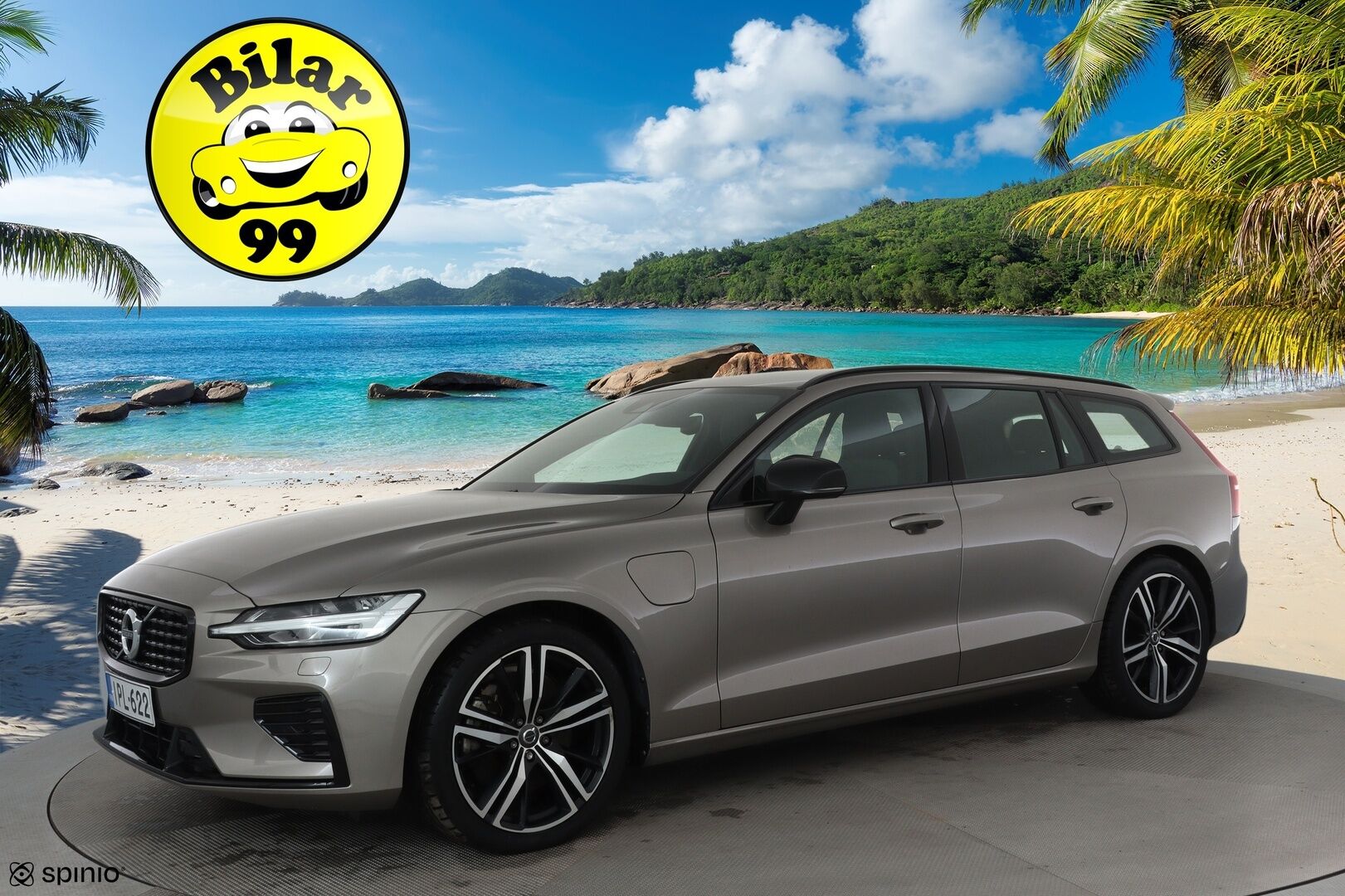 Volvo V60 2021 T6 TwE AWD R-Design aut **H&K / Webasto / Koukku / ACC / Full-LED / P.kamera / Sportpenkki Muistilla / Navi** - 2x Latauskaapelit / Kahdet Renkaat