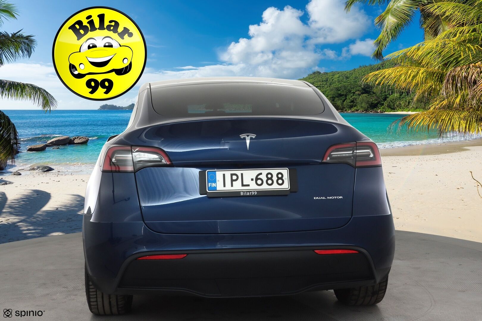 Tesla Model Y 2021 Long Range * Koukku / ILP / ACC / Lasikatto / Matrix-LED / P.Kamera / Muistipenkki / Premium Audio / Navi / Keyless * - 1-om Suomi-auto / 2x Latauskaapelit / Kahdet renkaat aluvanteilla