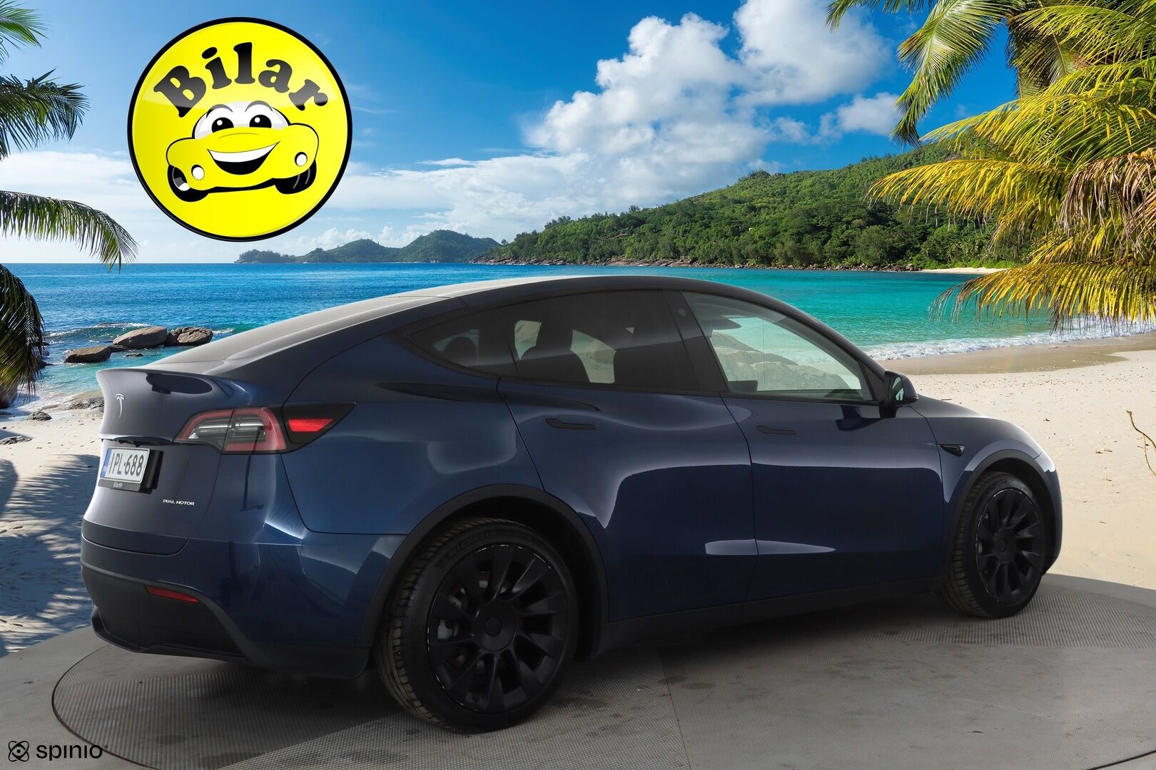 Tesla Model Y 2021 Long Range * Koukku / ILP / ACC / Lasikatto / Matrix-LED / P.Kamera / Muistipenkki / Premium Audio / Navi / Keyless * - 1-om Suomi-auto / 2x Latauskaapelit / Kahdet renkaat aluvanteilla