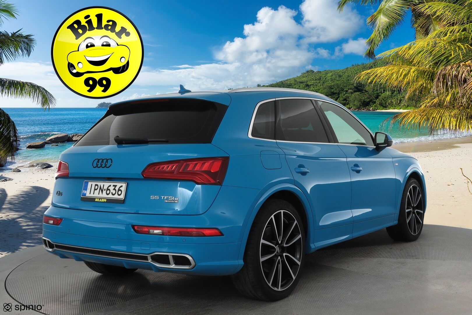 Audi Q5 2019 55 TFSI e quattro S tronic S-LINE **Adapt.vakkari / HUD / Koukku / Timanttinahat / Sähköpenkit / Matrix LED** - Kahdet renkaat aluvanteilla / Digimittaristo / P.kamera / Penkinlämmittimet takana / Ilma-alusta