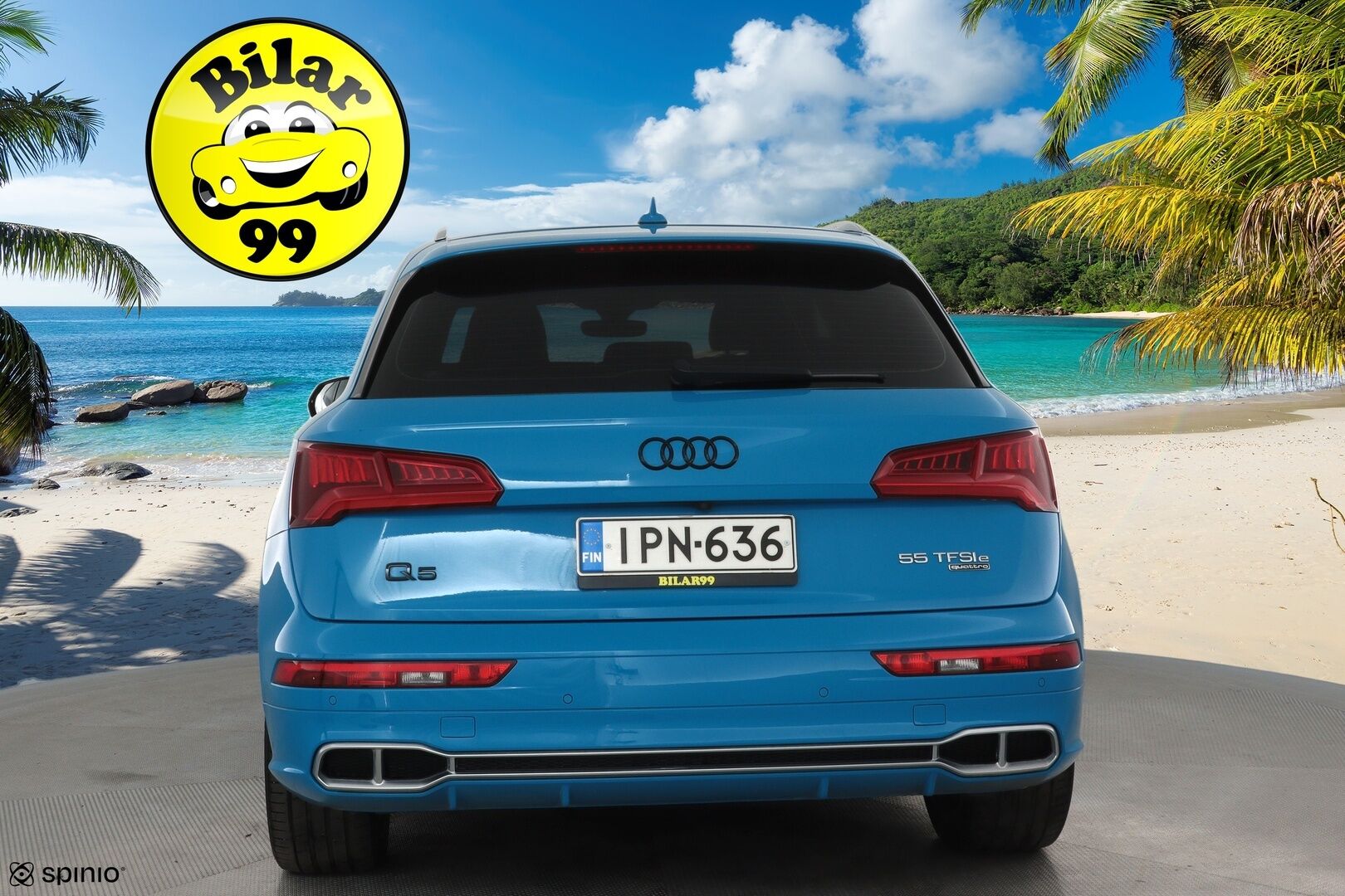 Audi Q5 2019 55 TFSI e quattro S tronic S-LINE **Adapt.vakkari / HUD / Koukku / Timanttinahat / Sähköpenkit / Matrix LED** - Kahdet renkaat aluvanteilla / Digimittaristo / P.kamera / Penkinlämmittimet takana / Ilma-alusta