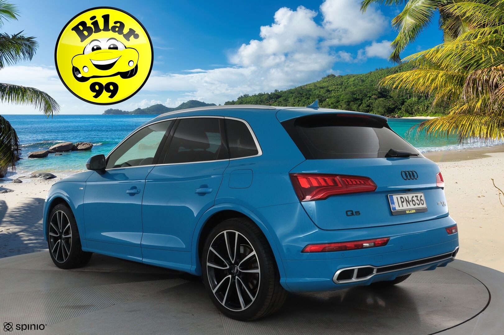 Audi Q5 2019 55 TFSI e quattro S tronic S-LINE **Adapt.vakkari / HUD / Koukku / Timanttinahat / Sähköpenkit / Matrix LED** - Kahdet renkaat aluvanteilla / Digimittaristo / P.kamera / Penkinlämmittimet takana / Ilma-alusta