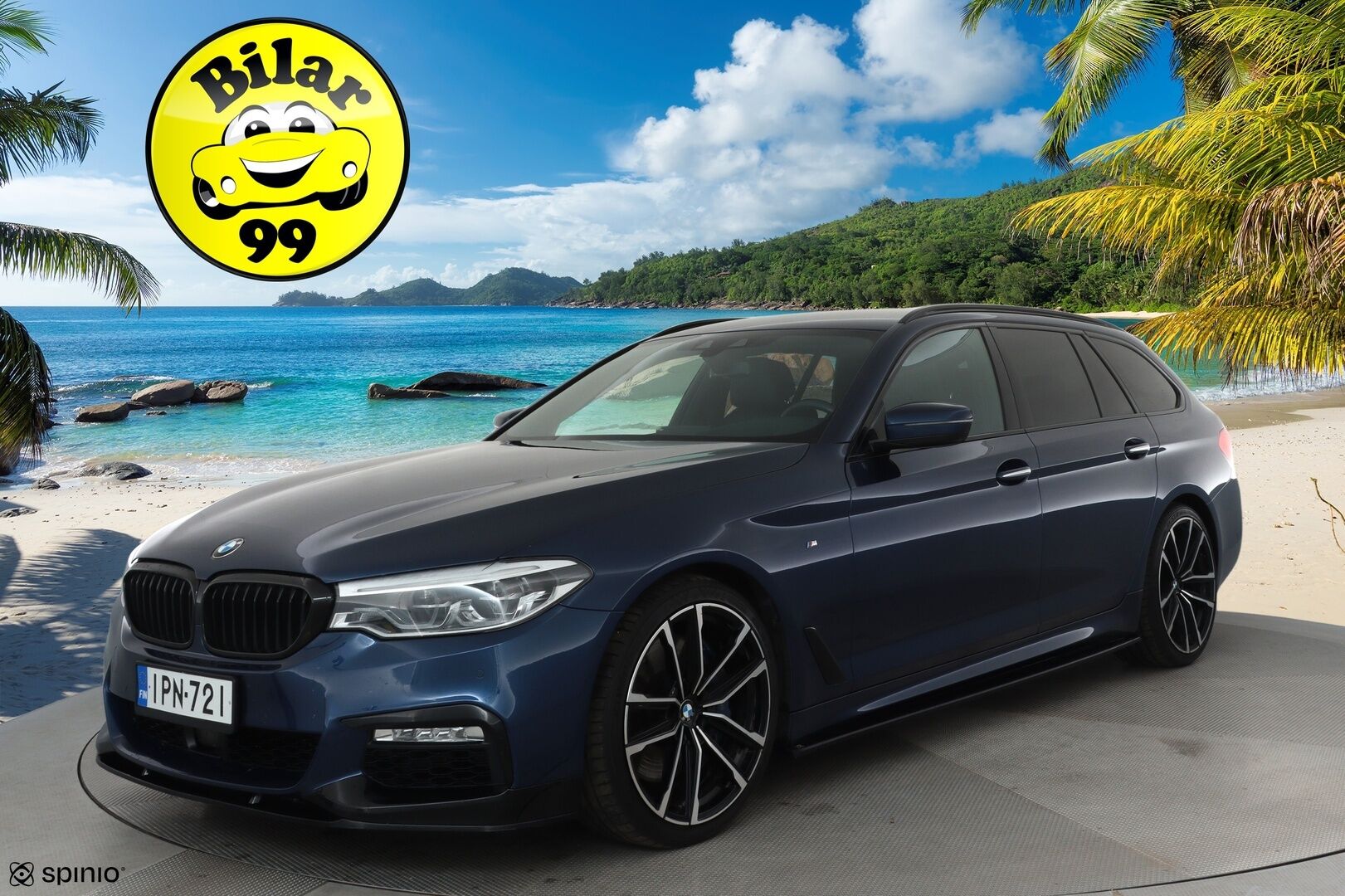 BMW 540 2017 G31 Touring 540d A xDrive Business **Adapt.vakkari / HUD / Hierovat penkit muistilla / Adapt.LED / Koukku / P.kamera / Comfort Access** - 3,99 % KORKOTARJOUS TÄHÄN AUTOON - Kahdet renkaat aluvanteilla / H&K / Sporttipenkit ilmastoinnilla / Digimittaristo 