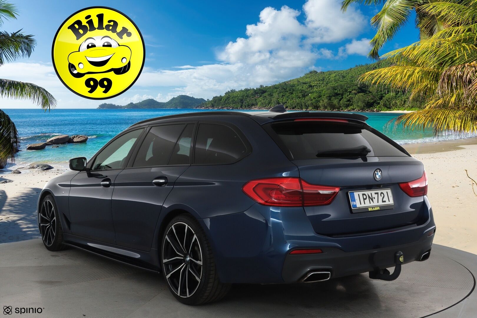 BMW 540 2017 G31 Touring 540d A xDrive Business **Adapt.vakkari / HUD / Hierovat penkit muistilla / Adapt.LED / Koukku / P.kamera / Comfort Access** - 3,99 % KORKOTARJOUS TÄHÄN AUTOON - Kahdet renkaat aluvanteilla / H&K / Sporttipenkit ilmastoinnilla / Digimittaristo 