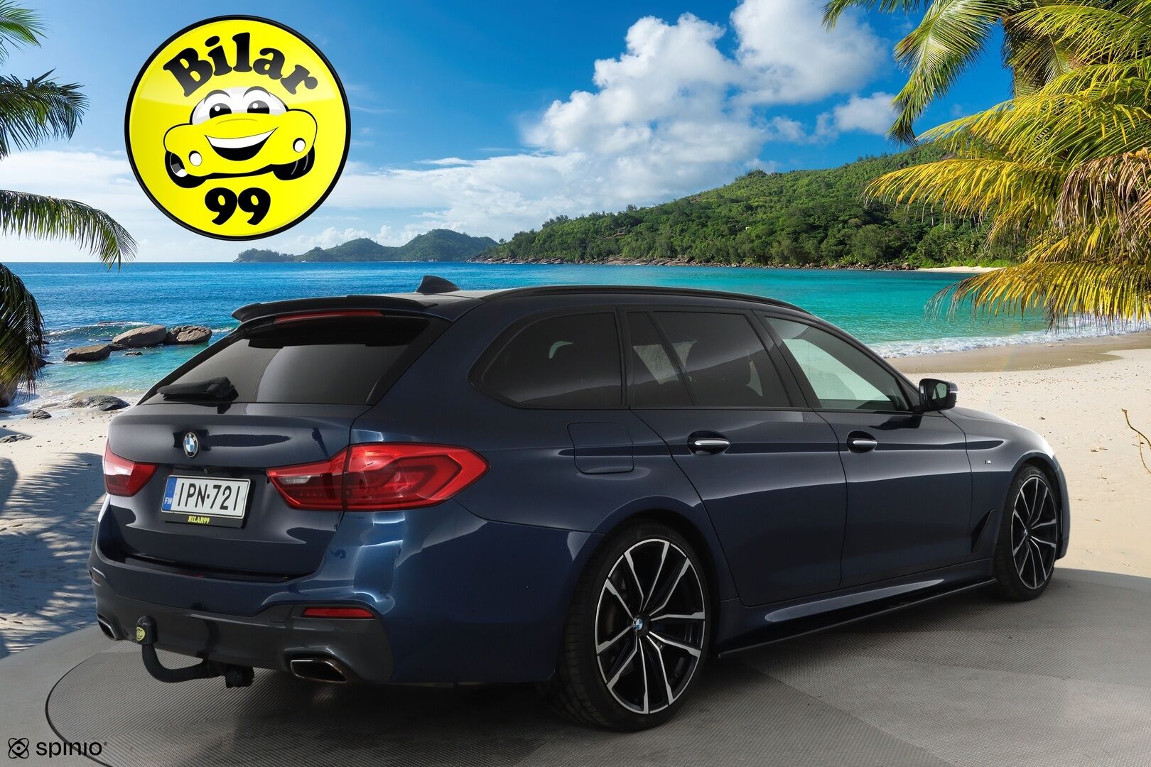 BMW 540 2017 G31 Touring 540d A xDrive Business **Adapt.vakkari / HUD / Hierovat penkit muistilla / Adapt.LED / Koukku / P.kamera / Comfort Access** - 3,99 % KORKOTARJOUS TÄHÄN AUTOON - Kahdet renkaat aluvanteilla / H&K / Sporttipenkit ilmastoinnilla / Digimittaristo 