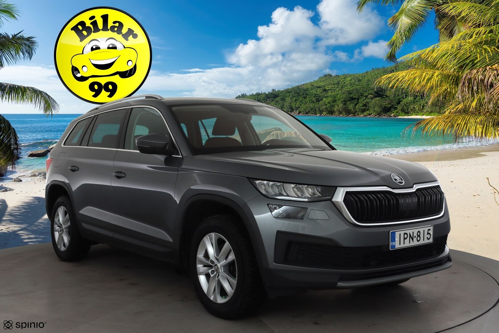 Skoda Kodiaq 2022 1.5 TSI ACT Ambition DSG * ACC / Webasto / Scoda crystal light / P.Kamera / Keyless / Apple & Android * - 1.om Suomi-auto / Kahdet renkaat