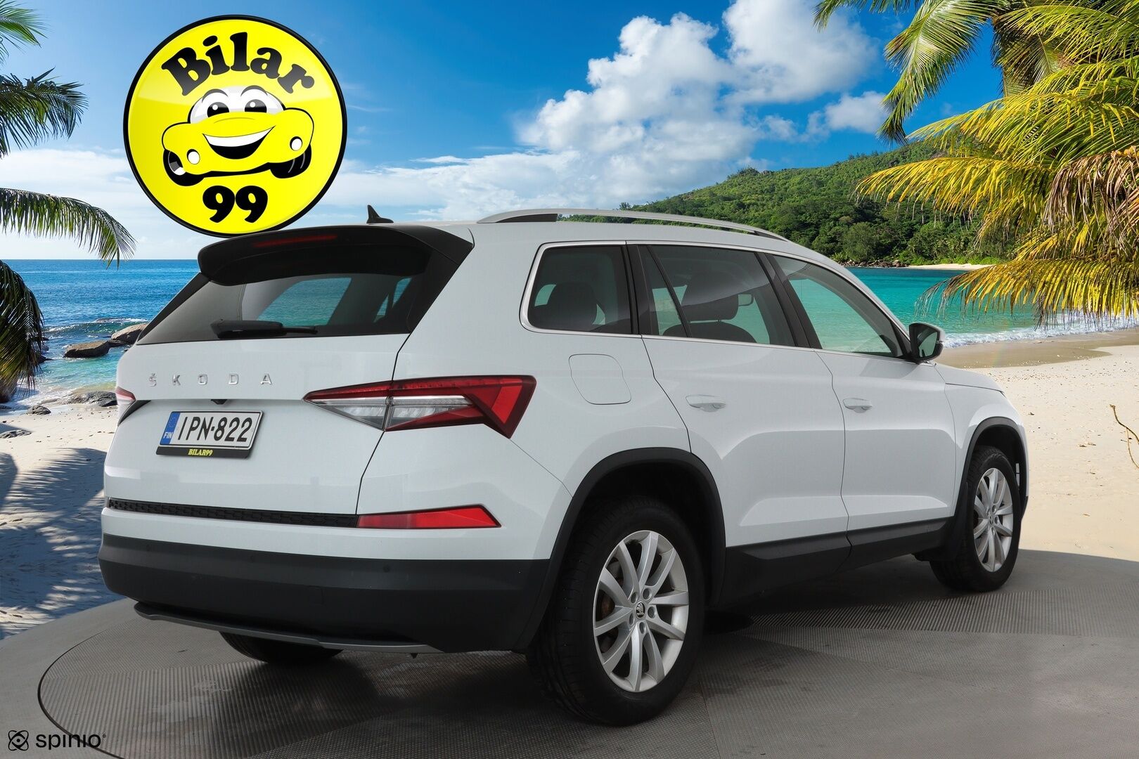 Skoda Kodiaq 2022 2.0 TDI 150 Ambition DSG Autom. **Adapt.vakkari / Webasto / P.kamera / Matrix LED / Digimittaristo / Koukku** - 1.Om Suomi-auto / Kahdet renkaat aluvanteilla / Ratin lämmitin