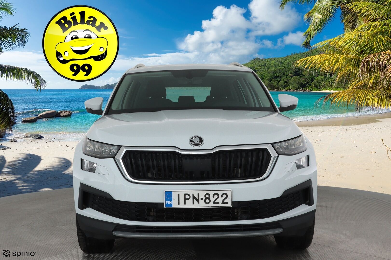 Skoda Kodiaq 2022 2.0 TDI 150 Ambition DSG Autom. **Adapt.vakkari / Webasto / P.kamera / Matrix LED / Digimittaristo / Koukku** - 1.Om Suomi-auto / Kahdet renkaat aluvanteilla / Talveksi Nokian nastat /  Ratinlämmitin / Juuri katsastettu - HULLU BLACKWEEK KORKOTARJOUS 2,49%