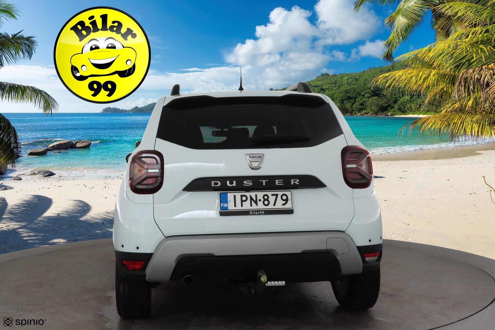 Dacia Duster 2022 Blue dCi 115 4x4 Prestige * Vakkari / P.kamera / LED-lisä / Koukku / Navi / Apple&Android * - Suomi-auto / Kahdet renkaat aluvanteilla / Merkkihuollettu