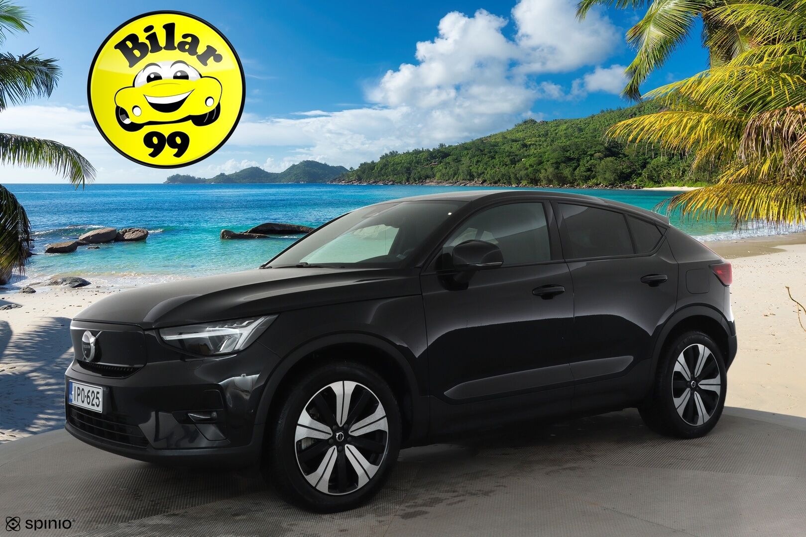 Volvo C40 2023 Recharge Twin Ultimate aut **ACC / ILP / H&K / 360° / Muistipenkki / Navi / LED / Lasikatto / BLIS** - 1.Om Suomi-auto / Akku kuntotarkastettu / Kahdet renkaat aluvanteilla / Merkkihuollettu