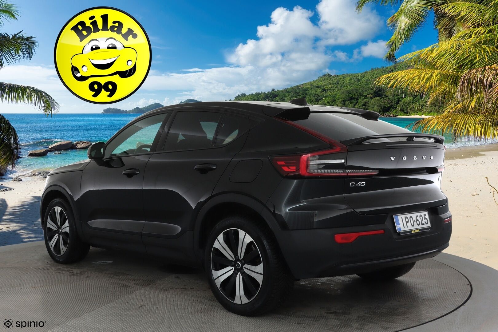 Volvo C40 2023 Recharge Twin Ultimate aut **ACC / ILP / H&K / 360° / Muistipenkki / Navi / LED / Lasikatto / BLIS** - 1.Om Suomi-auto / Akku kuntotarkastettu / Kahdet renkaat aluvanteilla / Merkkihuollettu