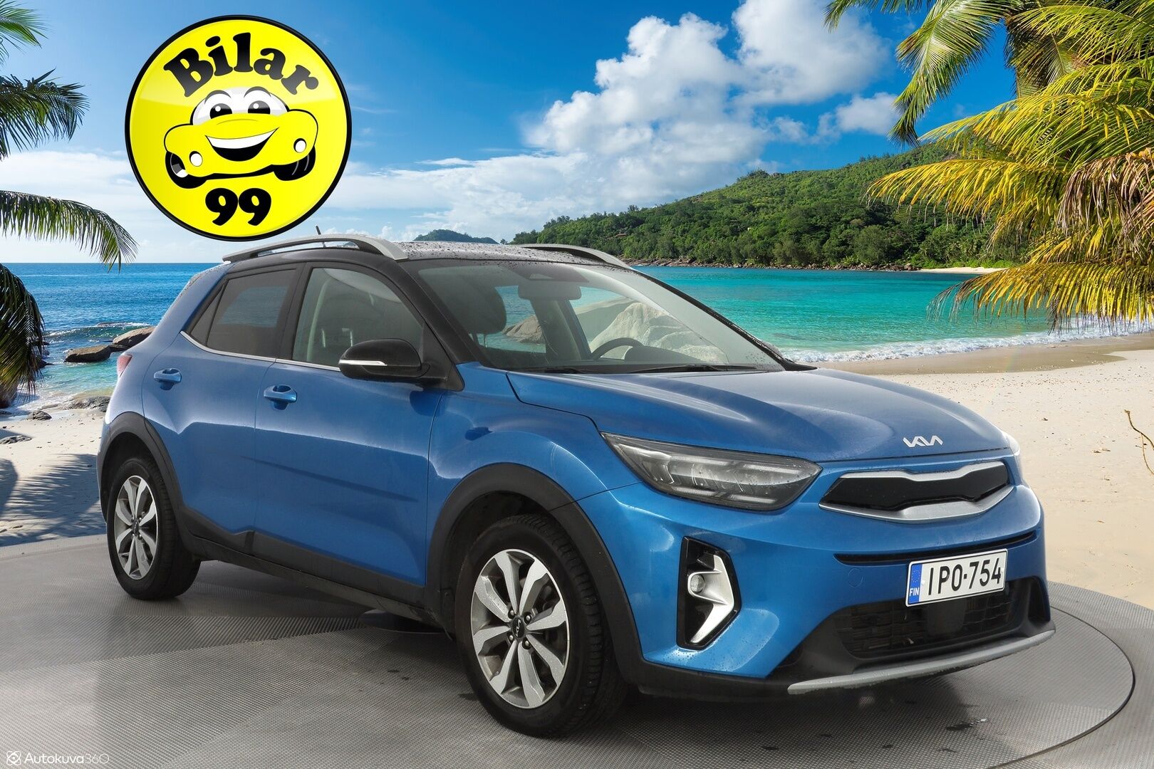 Kia Stonic 2023 1,0 T-GDI Mild-Hybrid 120hv EX DCT *Lohko / Puolinahat / Kamera / Ratinlämmitin* - Juuri huollettu / Kahdet Kian omat alumiinivanteet / 1-Omisteinen / Suomi-auto / Seuraava katsastus 2027