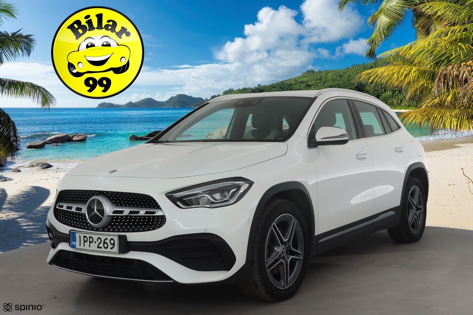 Mercedes-Benz GLA 2023 250 e A Business AMG Edition * Distronic+ / Midline Sound / Widescreen / P.kamera / KeylessGo / LED / Navi / Nahat / Koukku * - 1.Om Suomi-auto / Akku kuntotarkastettu soH 95,5% / Kahdet renkaat aluvanteilla