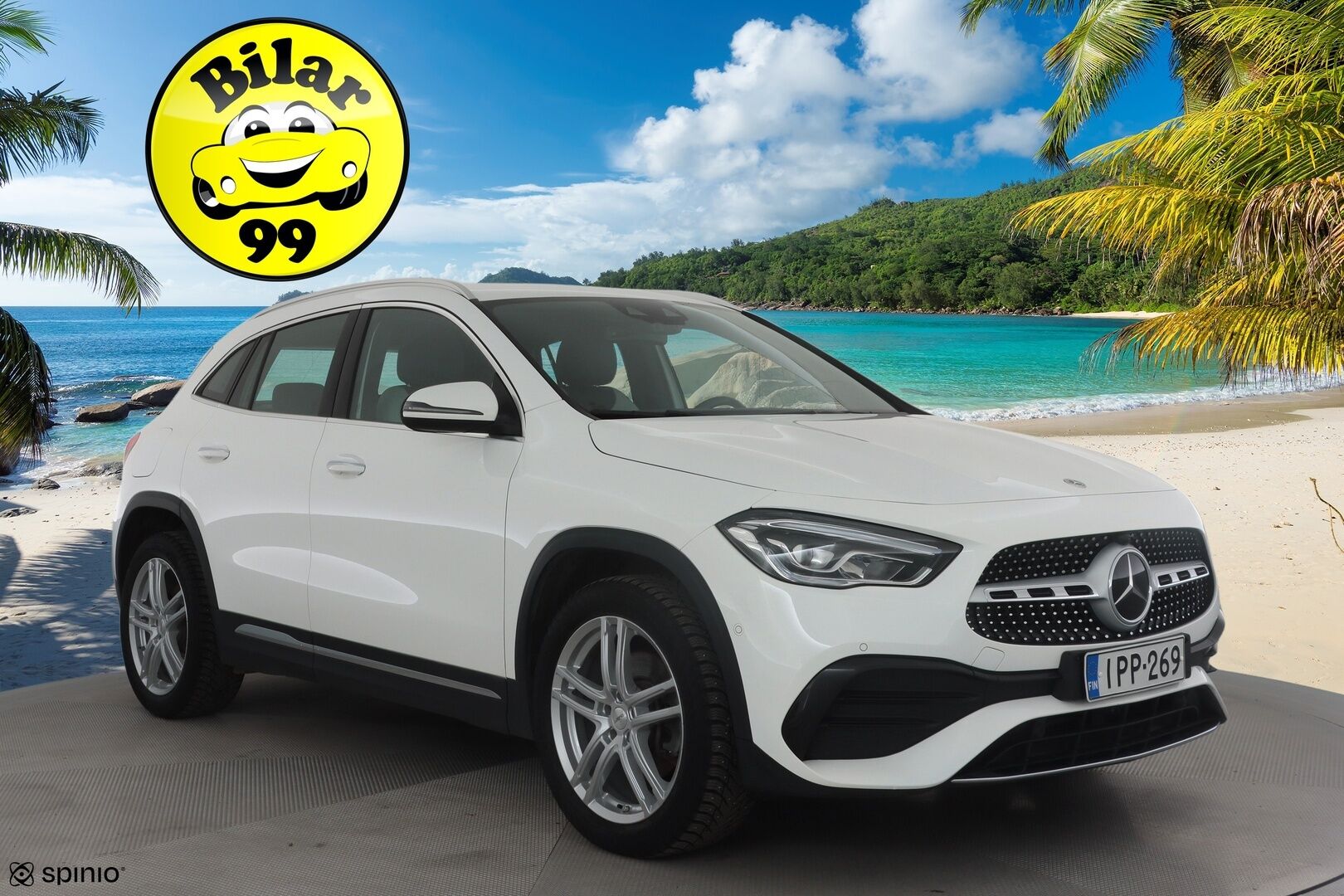 Mercedes-Benz GLA 2023 250 e A Business AMG Edition * Distronic+ / Midline Sound / Widescreen / P.kamera / KeylessGo / LED / Navi / Nahat / Koukku * - 1.Om Suomi-auto / Akku kuntotarkastettu soH 95,5% / Kahdet renkaat aluvanteilla